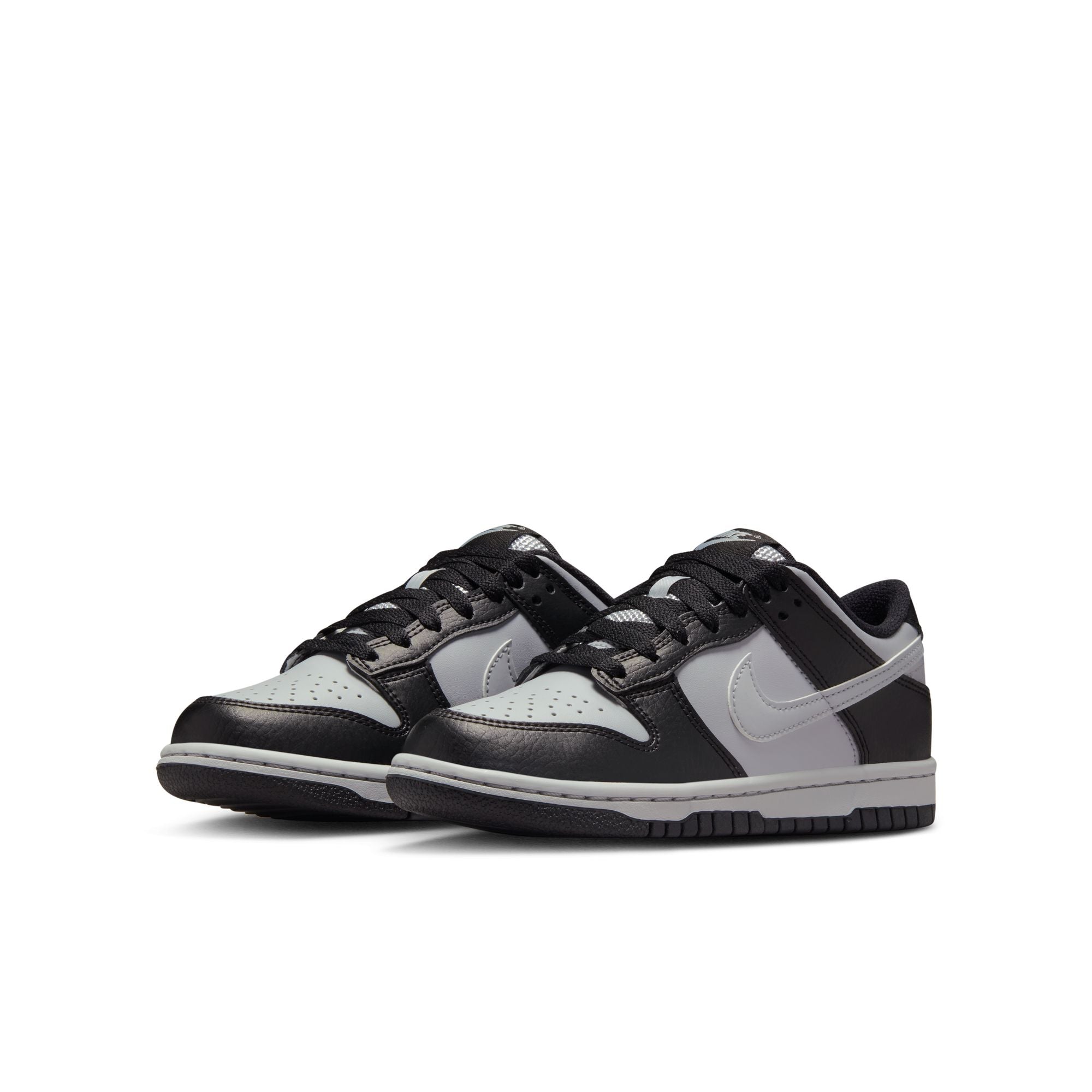 KIDS NIKE DUNK LOW GS (BLACK/WOLF GREY)