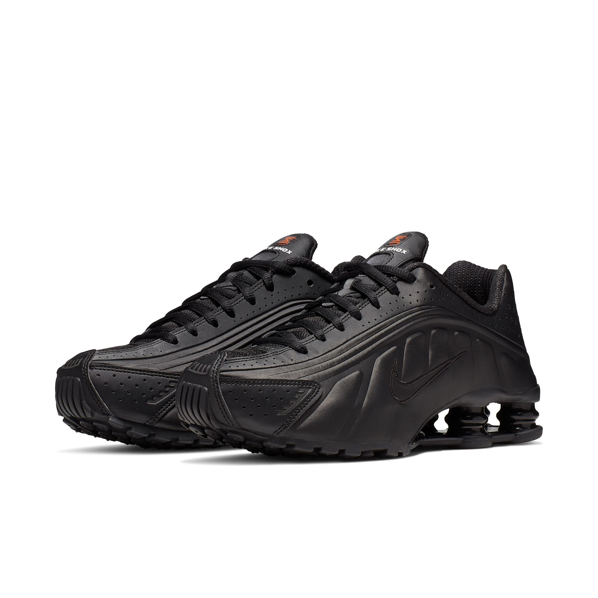 MENS NIKE SHOX R4 (BLACK/MAX ORANGE)