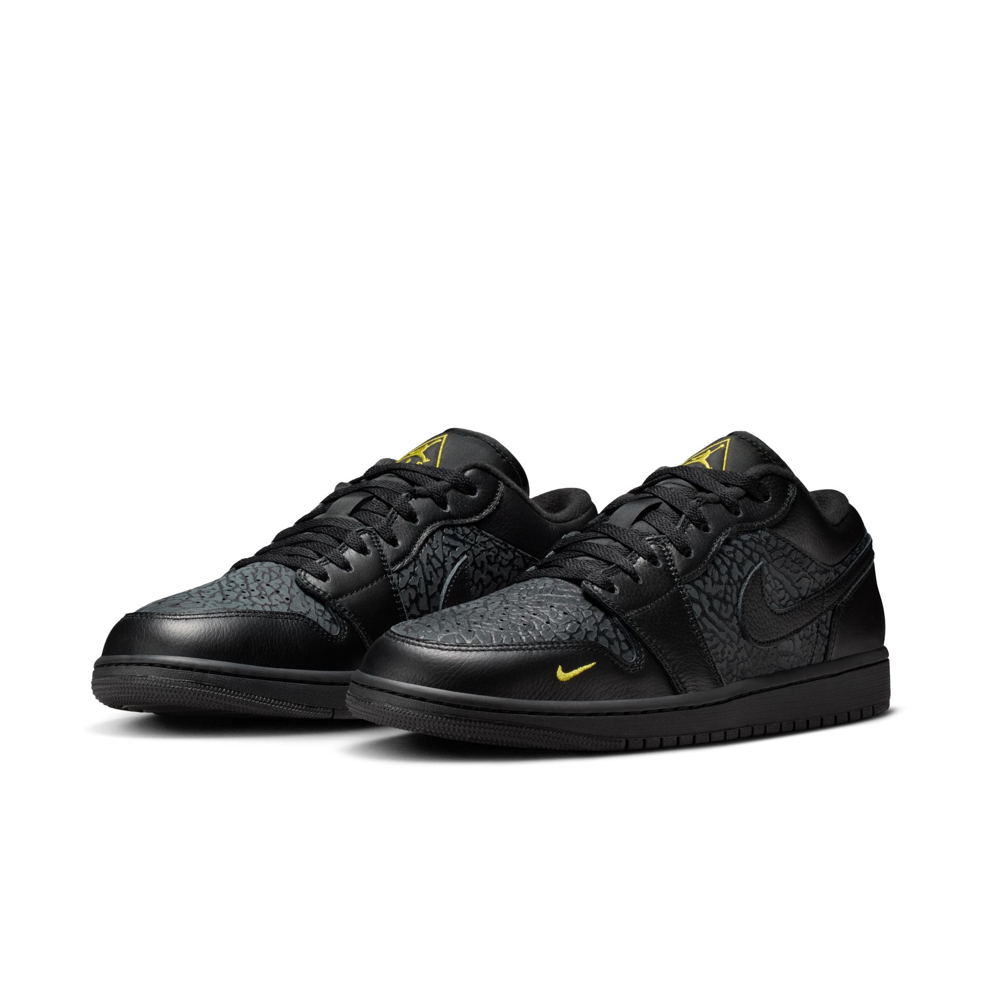 MENS AIR JORDAN 1 LOW SE (BLACK/TOUR YELLOW/ANTHRACITE)