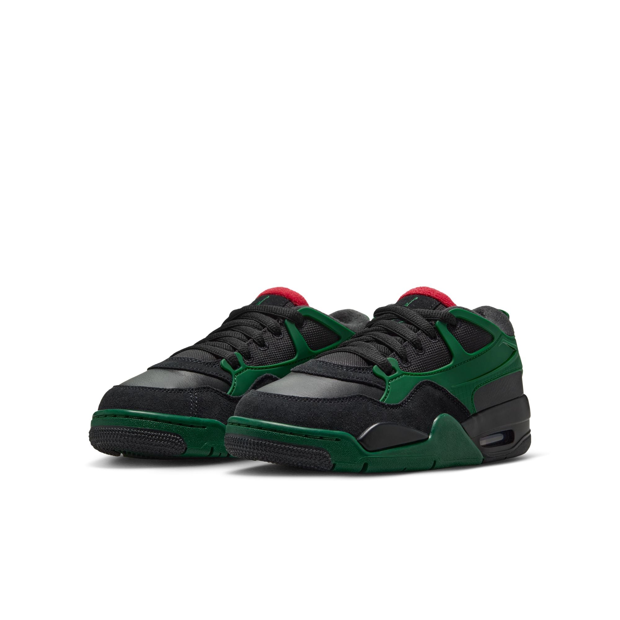 KIDS AIR JORDAN 4 RM GS (BLACK/VARSITY RED/GORGE GREEN)