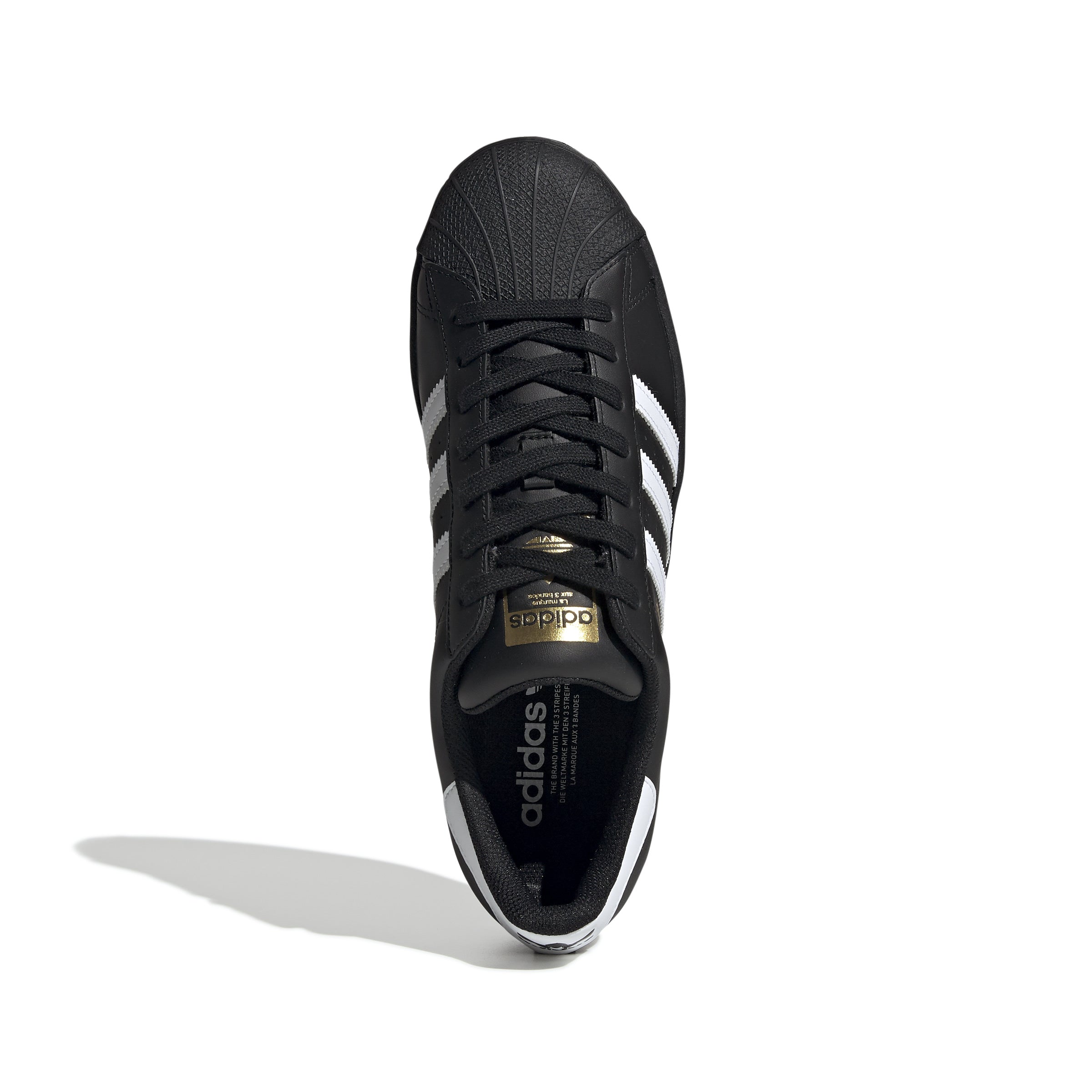 MENS ADIDAS SUPERSTAR (CORE BLACK/CLOUD WHITE)