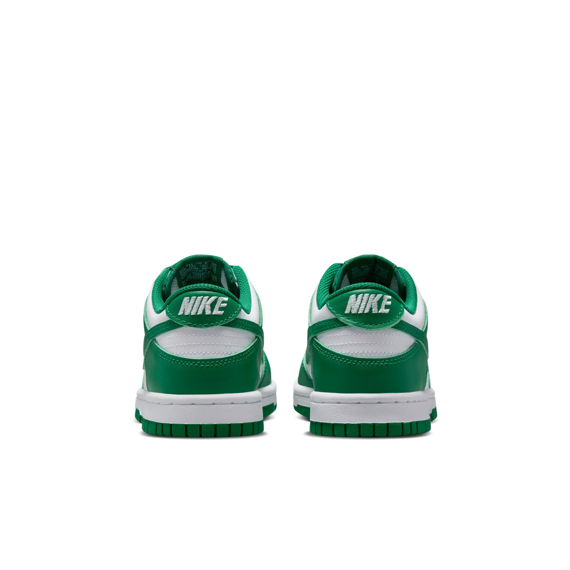 KIDS NIKE DUNK LOW GS (WHITE/MALACHITE)