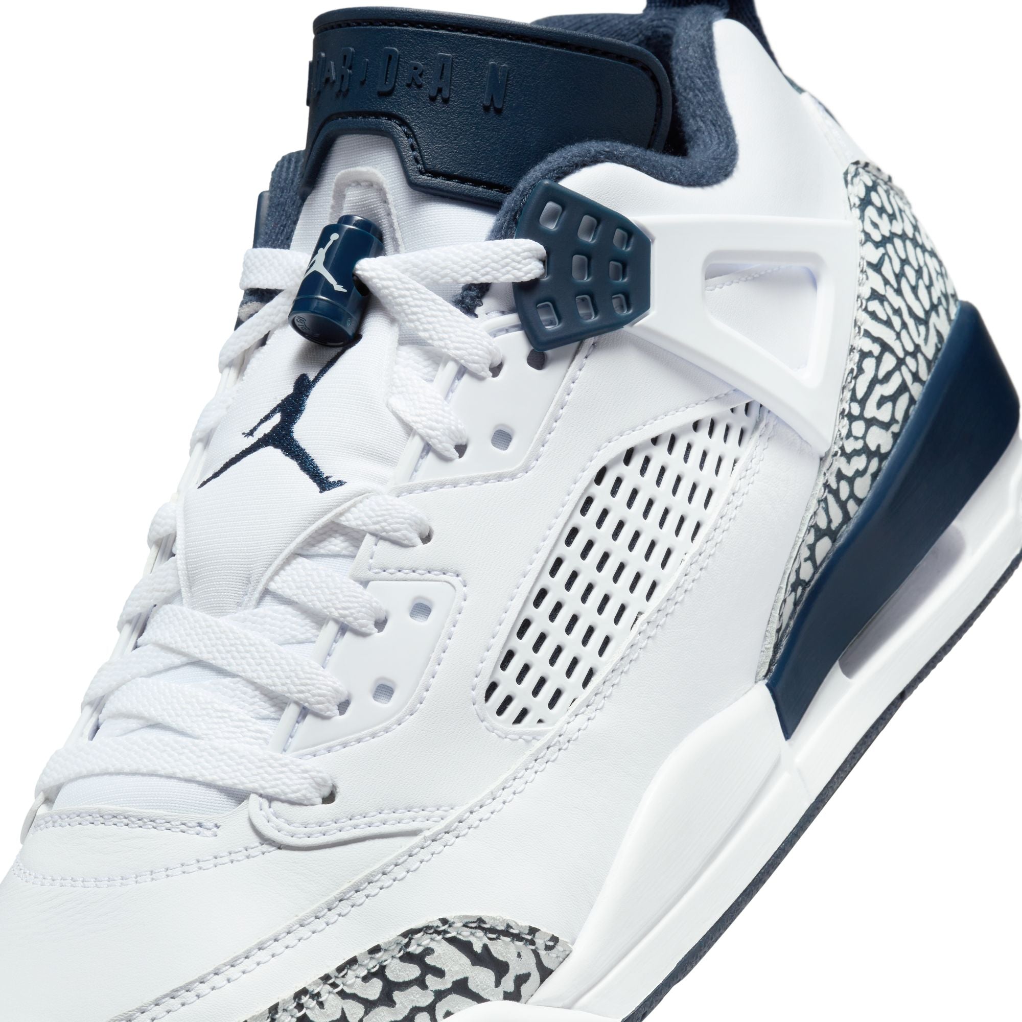 MENS JORDAN SPIZIKE LOW (WHITE/OBSIDIAN)