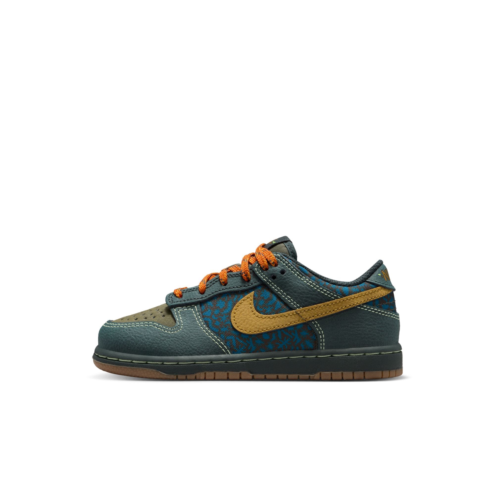 KIDS NIKE DUNK LOW PS (SEAWEED/OCHRE/CARGO KHAKI/GREEN ABYSS)