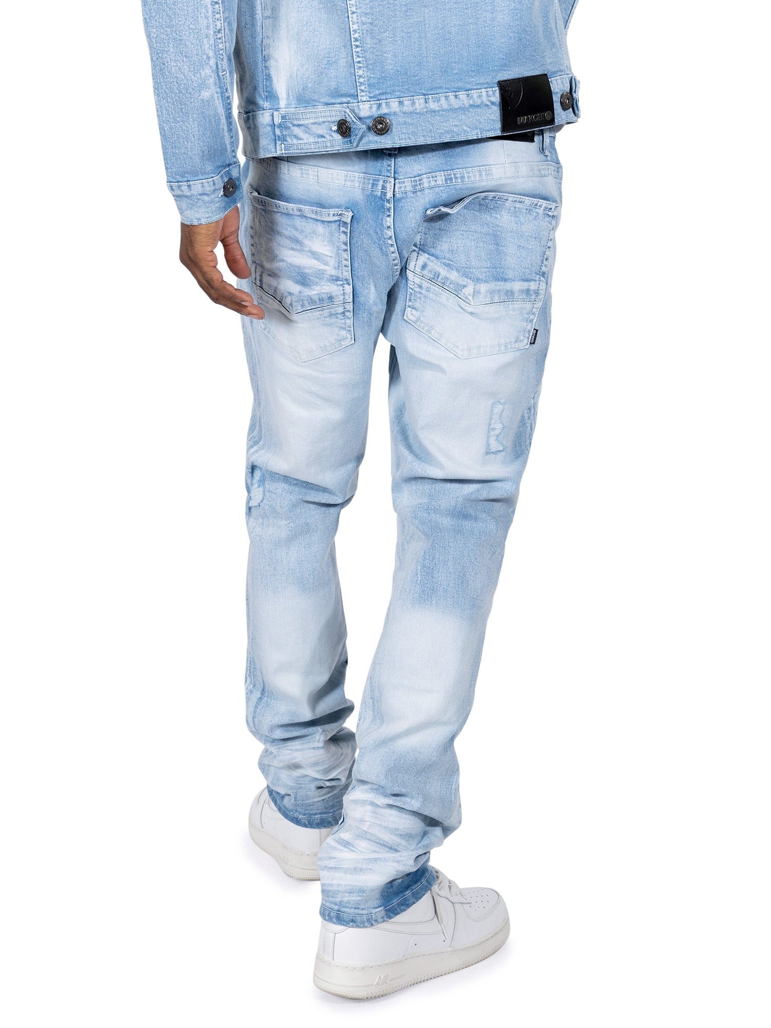 MENS MAKOBI MORELI JEAN (LIGHT WASH)