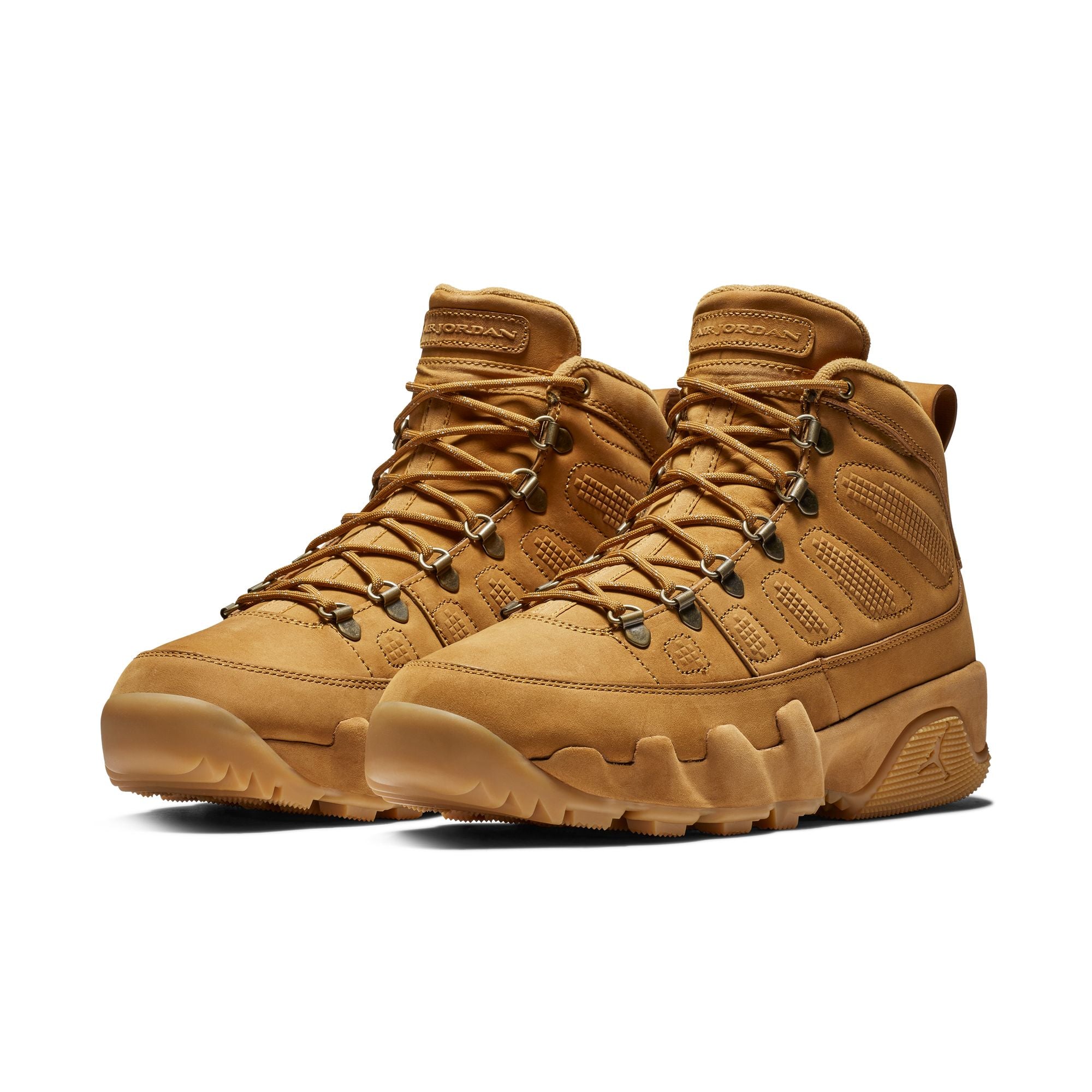 MENS AIR JORDAN 9 RETRO BOOT NRG (WHEAT/BAROQUE BROWN)