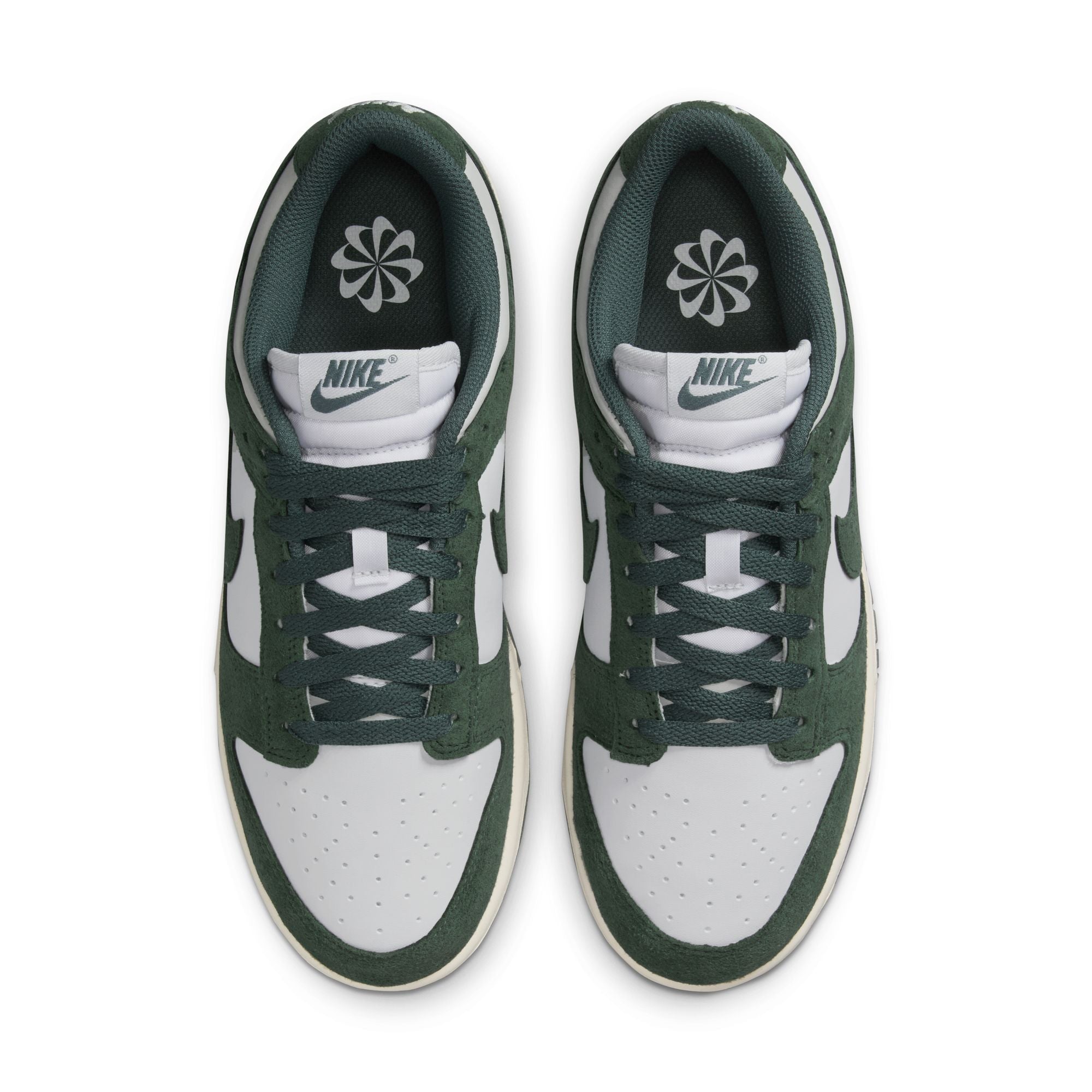 WOMENS NIKE DUNK LOW NEXT NATURE (GREEN SUEDE)