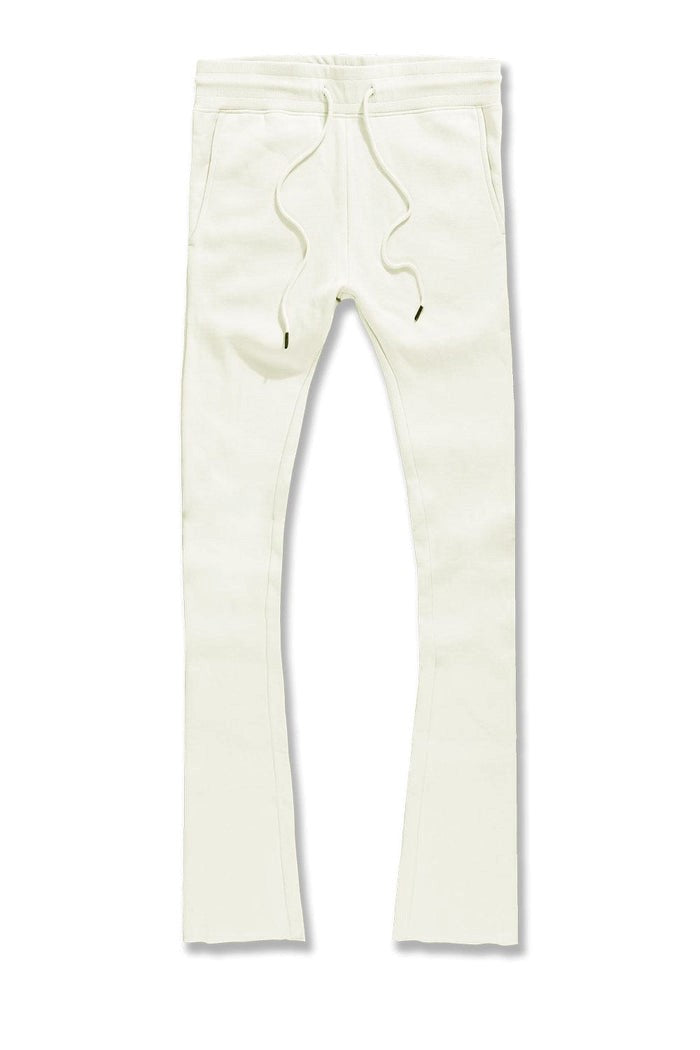 MENS JORDAN CRAIG UPTOWN STACKED SWEATPANT (BONE)