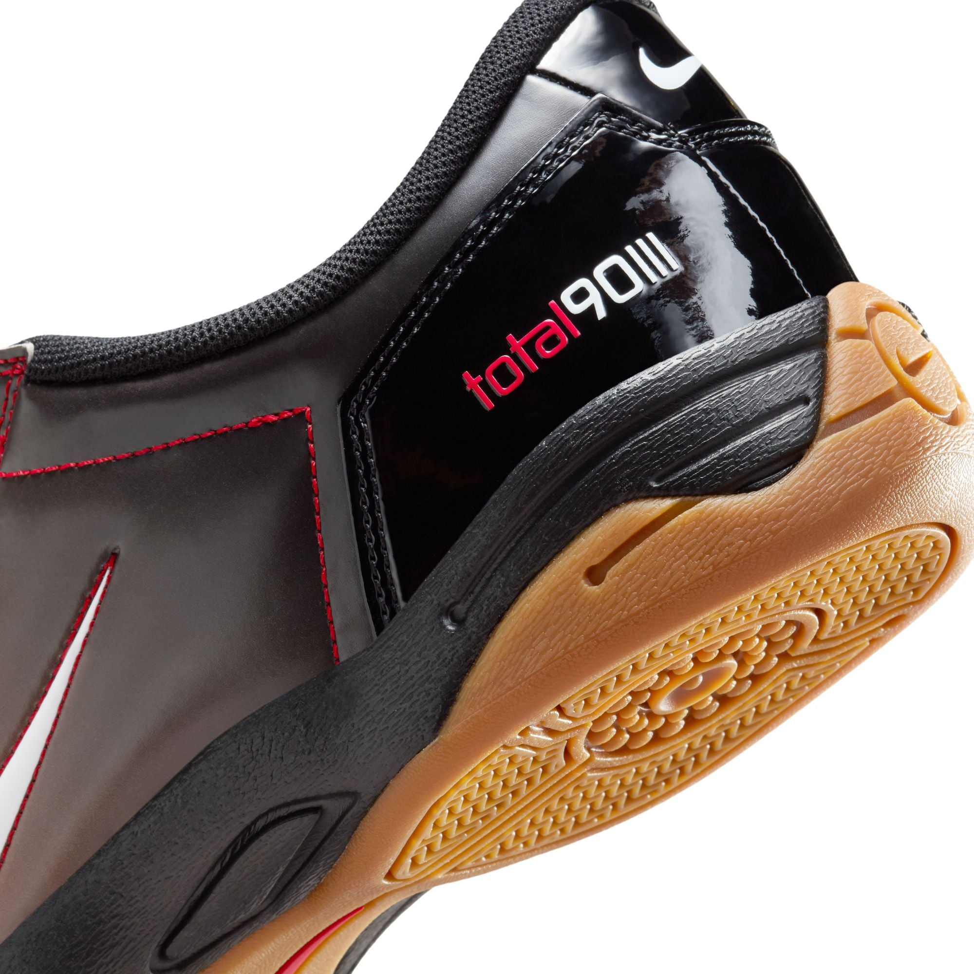 MENS NIKE TOTAL 90 (BLACK/WHITE/UNIVERSITY RED/GUM MED BROWN)