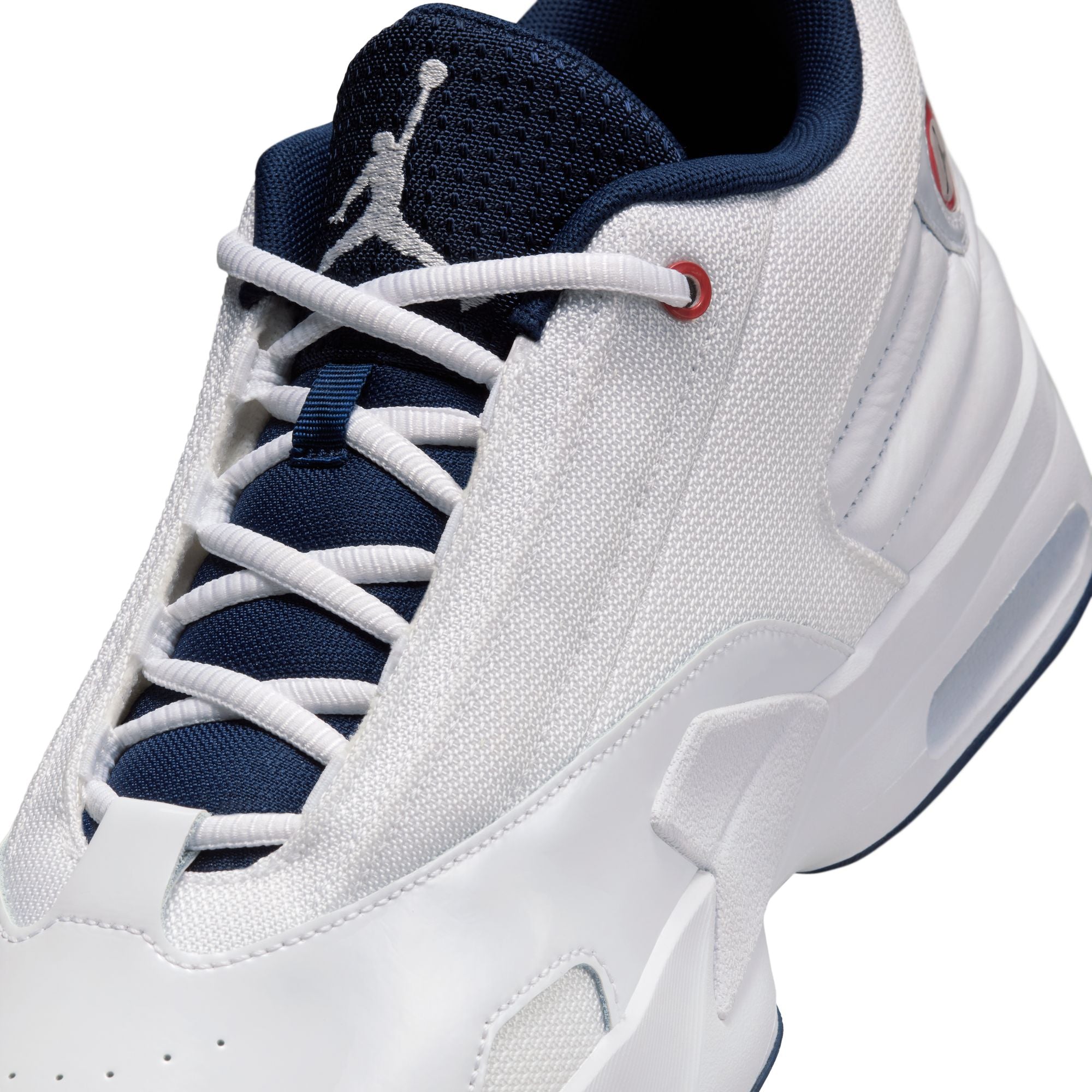 MENS JORDAN MAX AURA 6 (WHITE/MIDNIGHT NAVY/VARSITY RED)