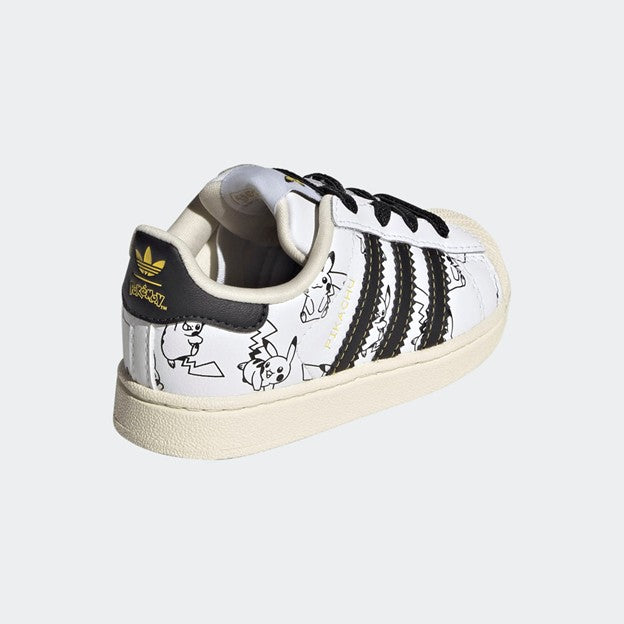 KIDS POKÉMON X ADIDAS SUPERSTAR II TD PIKACHU (WHITE/BLACK)