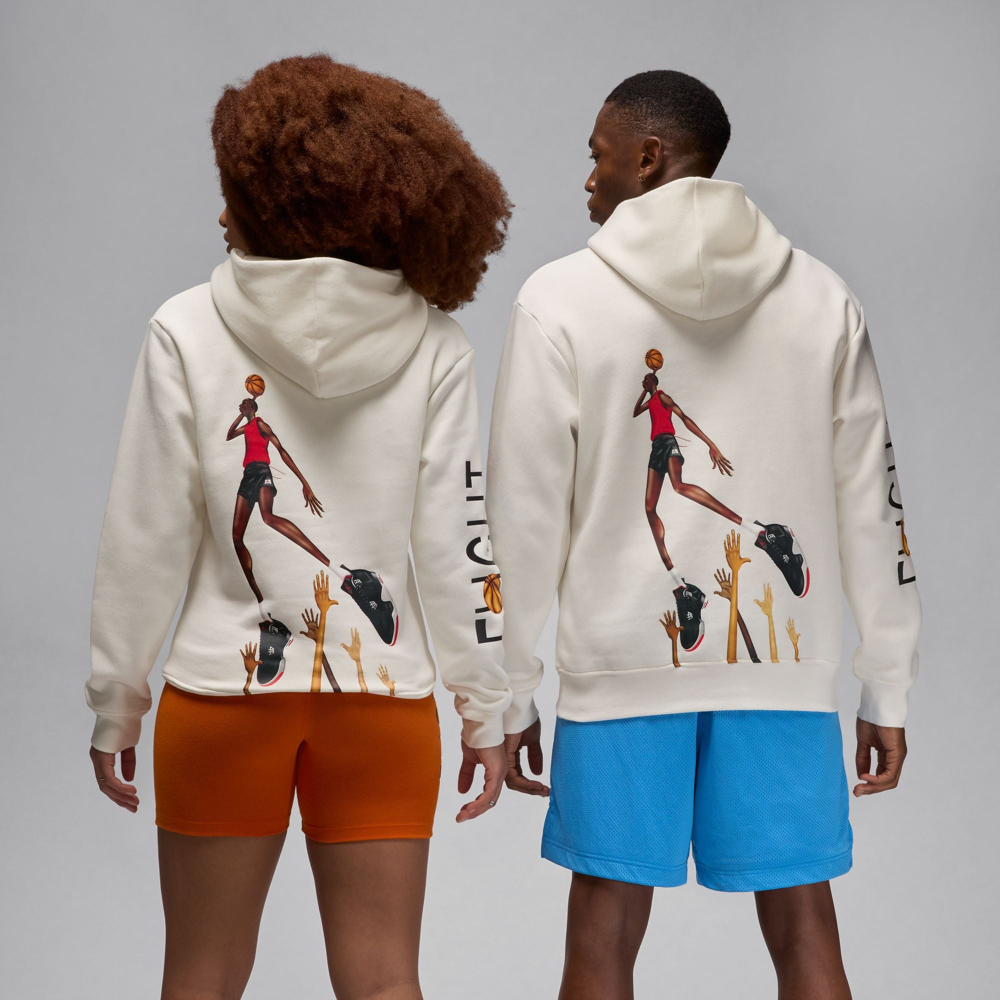 MEN'S MJ ART FLEECE HOODIE (SAIL)