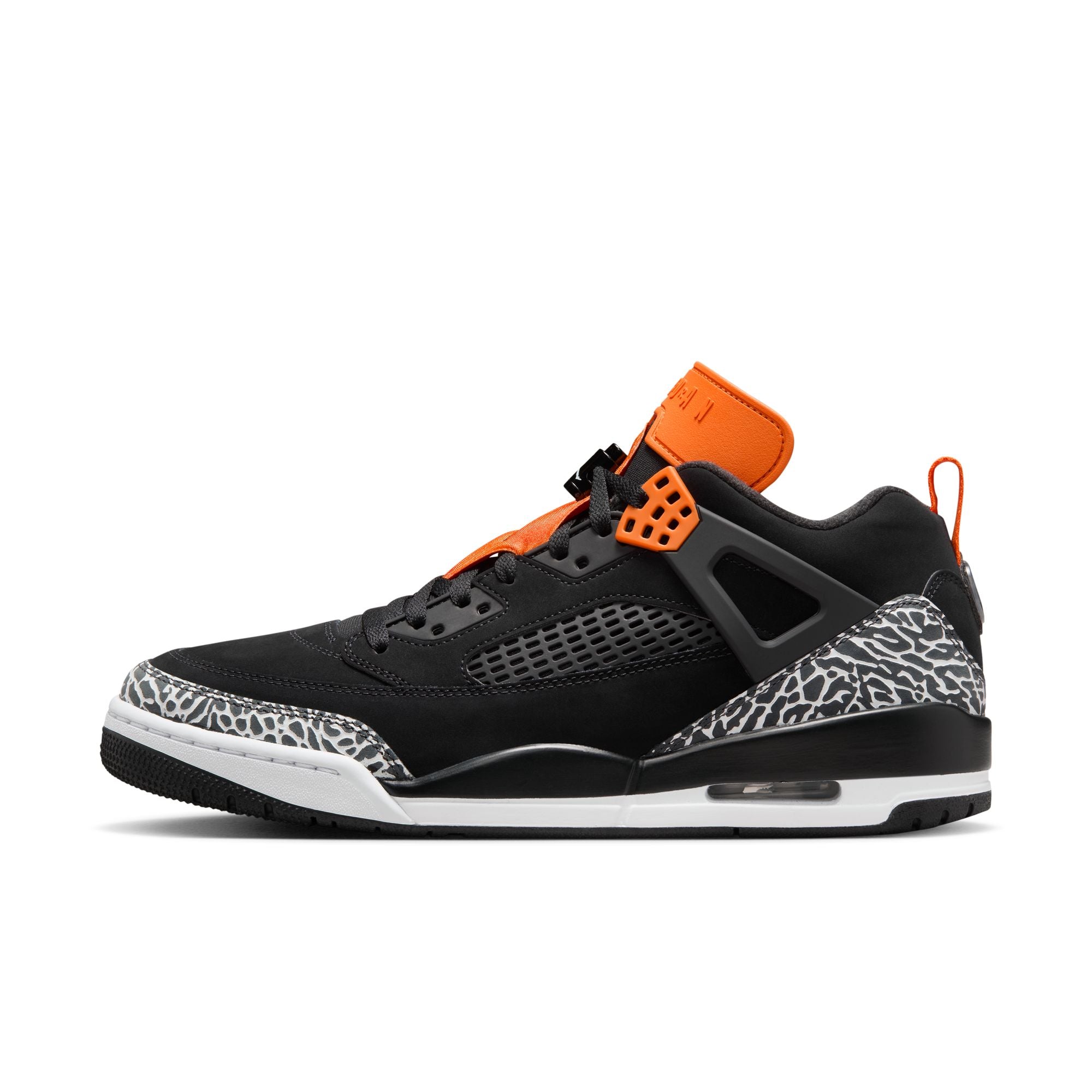 国内配送 NIKE JORDAN SPIZIKE LOW BLACK/STARFISH-WHITE MENS JORDAN SPIZIKE LOW (BLACK/STARFISH/WHITE)