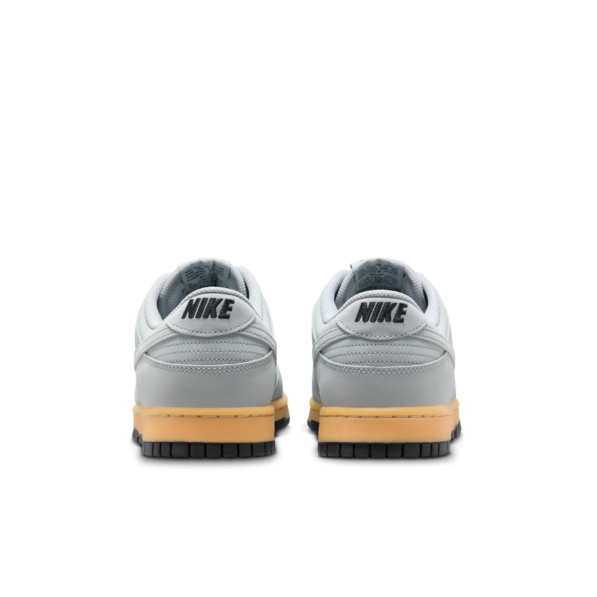 MENS NIKE DUNK LOW RETRO SE (WOLF GREY/GUM YELLOW/BLACK)