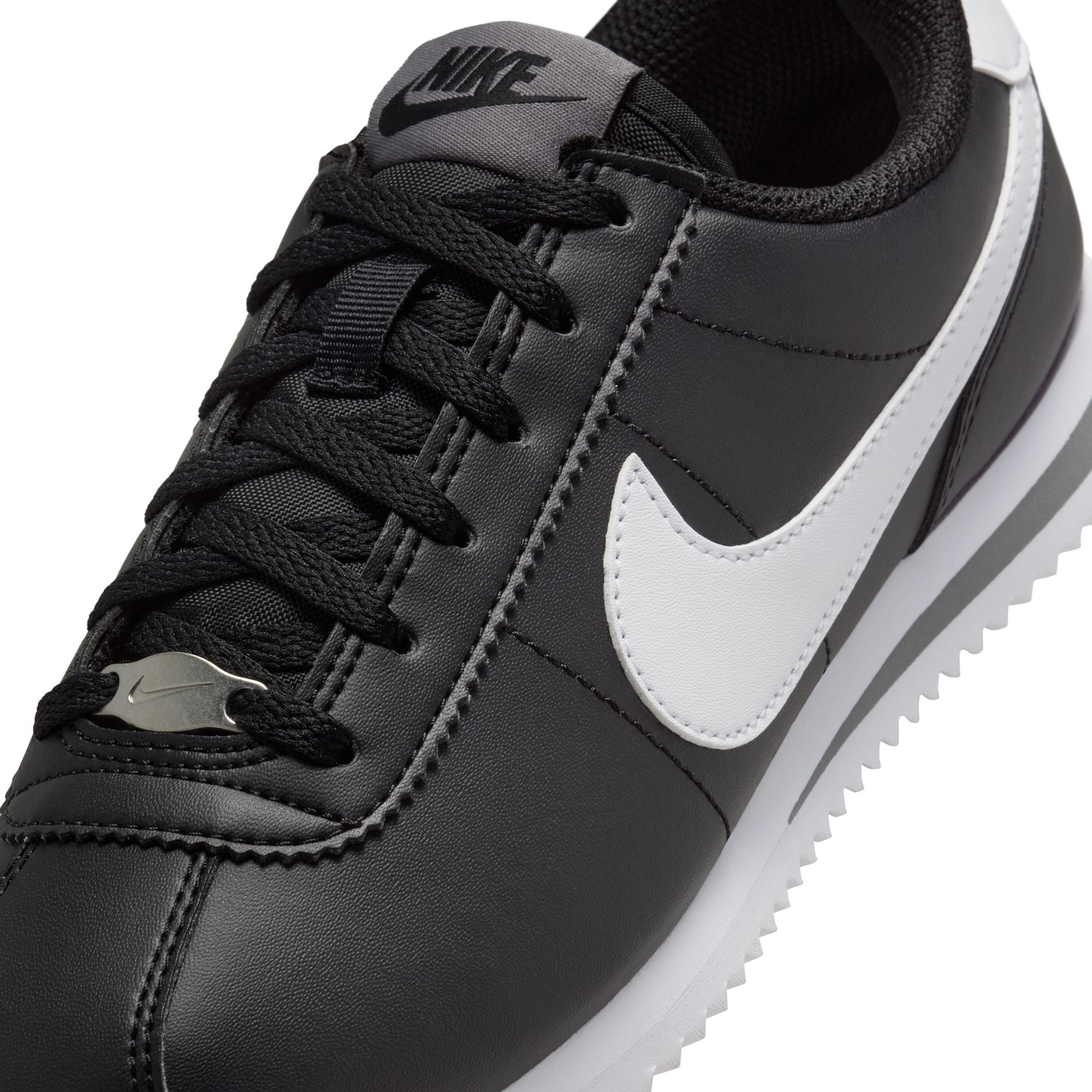 KIDS NIKE CORTEZ GS (BLACK/WHITE/COOL GREY)