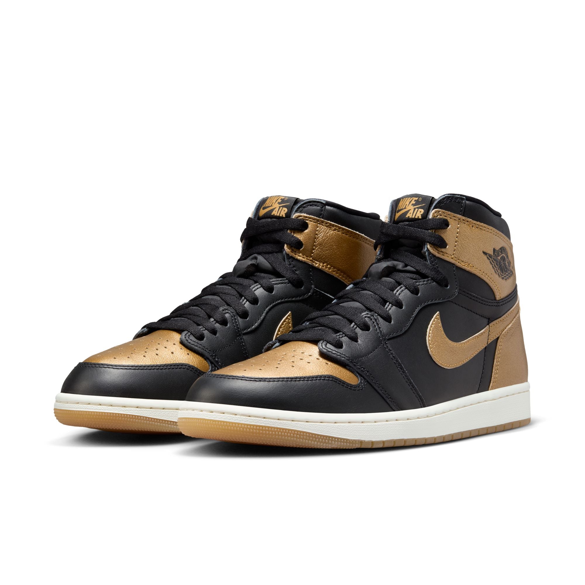 MENS AIR JORDAN 1 RETRO HIGH OG (METALLIC GOLD)