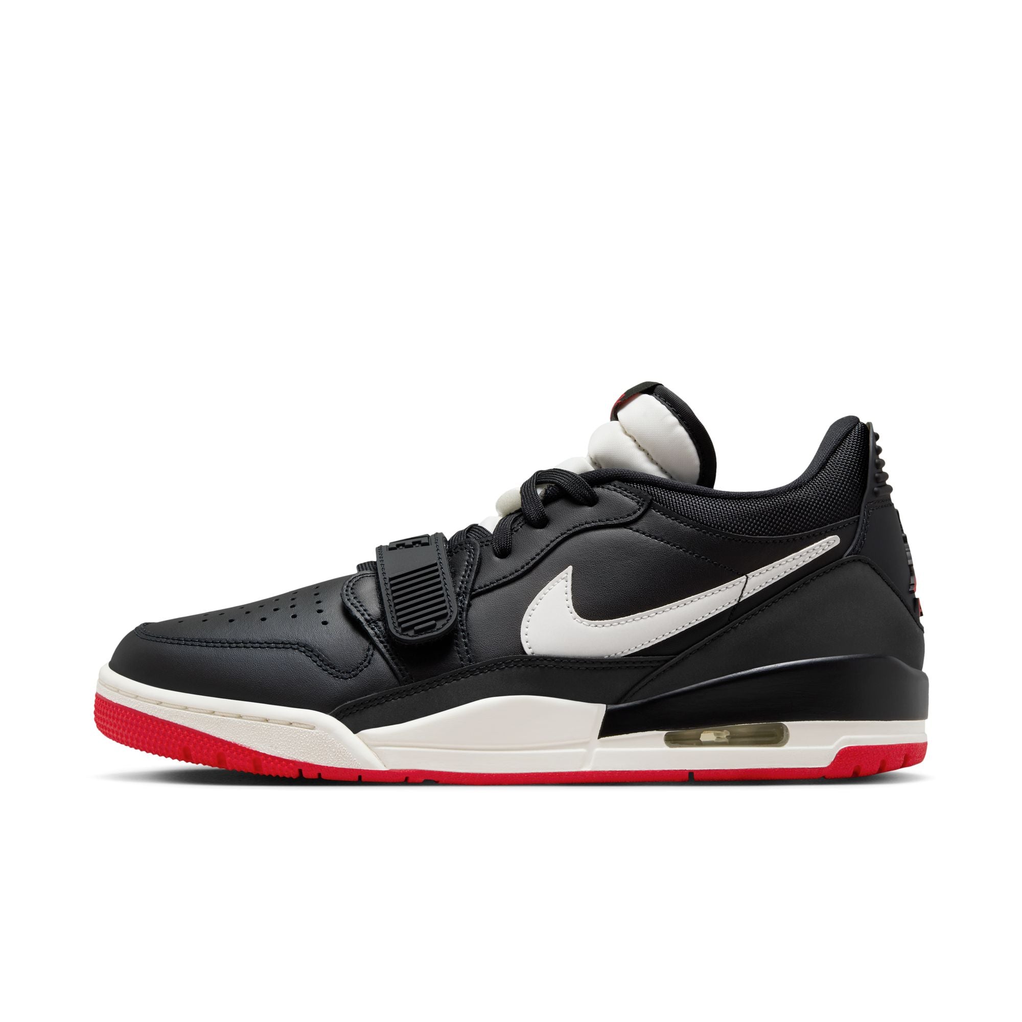 MENS AIR JORDAN LEGACY 312 LOW (BLACK/SAIL/UNIVERSITY RED)