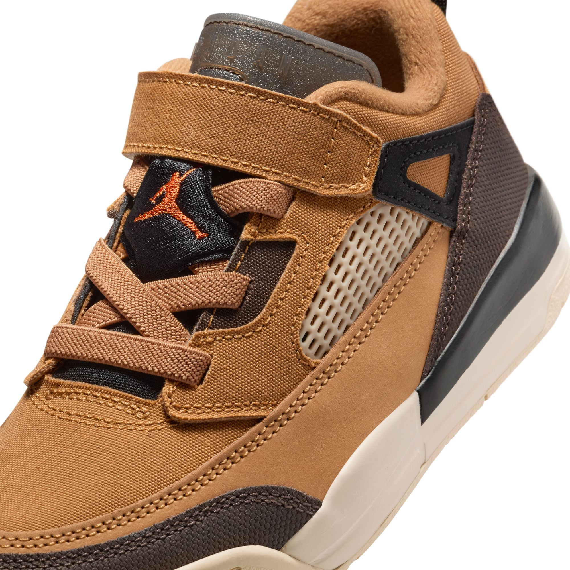 KIDS JORDAN SPIZIKE LOW PS (FLAX/BAROQUE BROWN/BLACK/SANDDRIFT)