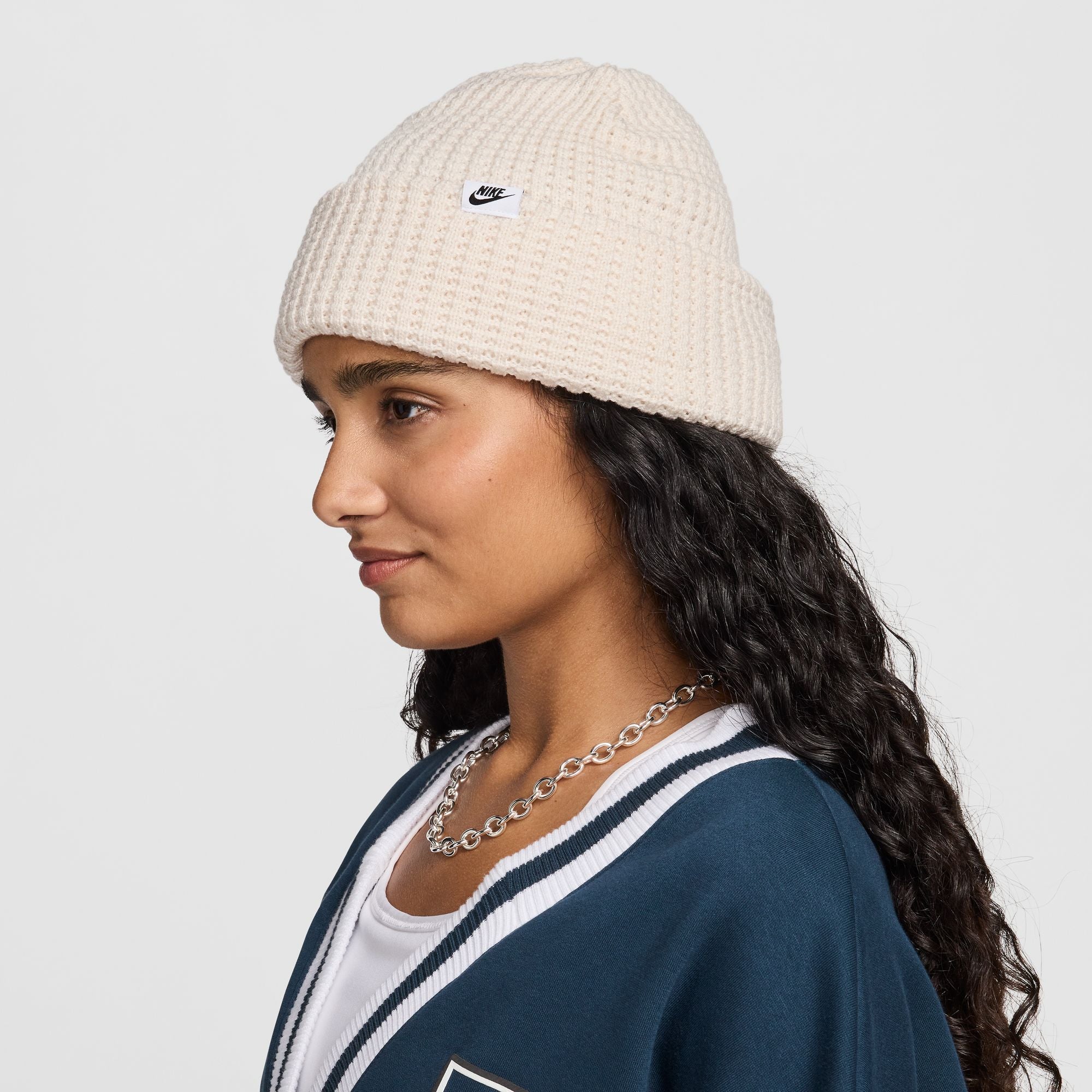 UNISEX NIKE PEAK BEANIE (LT OREWOOD BRN)