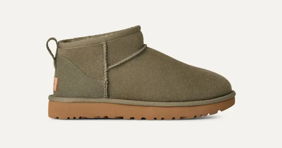 WOMENS UGG CLASSIC ULTRA MINI (MOSS GREEN/AMPHORA)