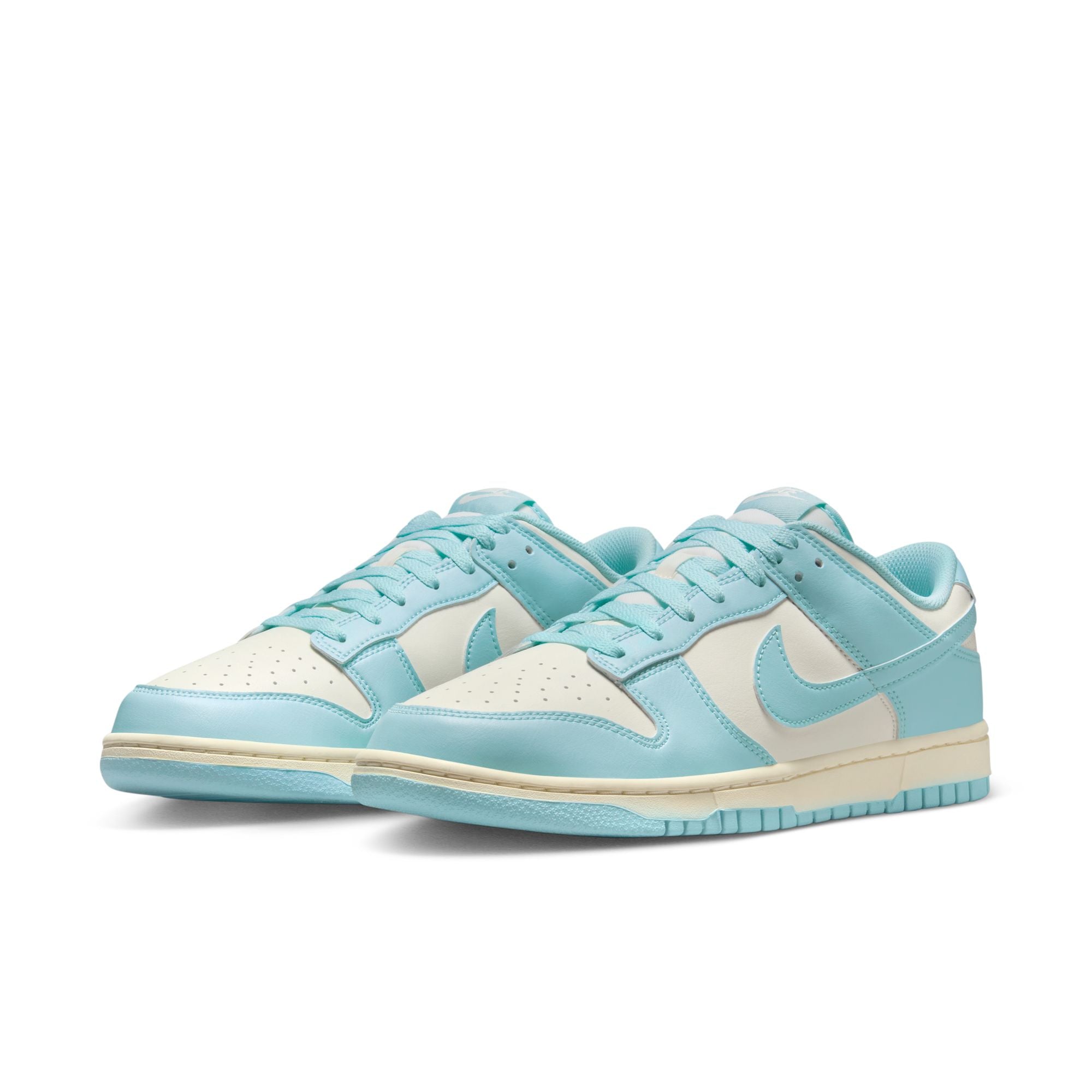 MENS NIKE DUNK LOW RETRO (PALE IVORY/GLACIER BLUE)