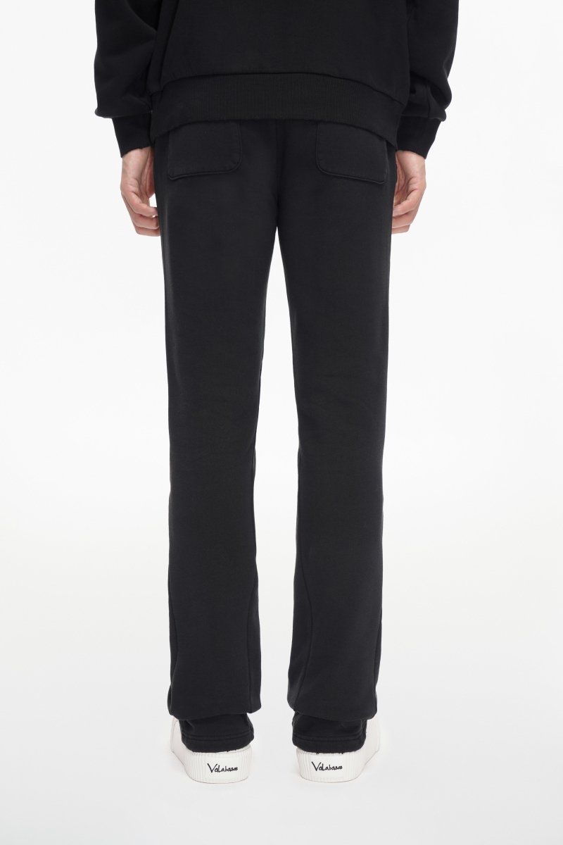 MENS VALABASAS MR. FLEECE STACKED PANT (BLACK)