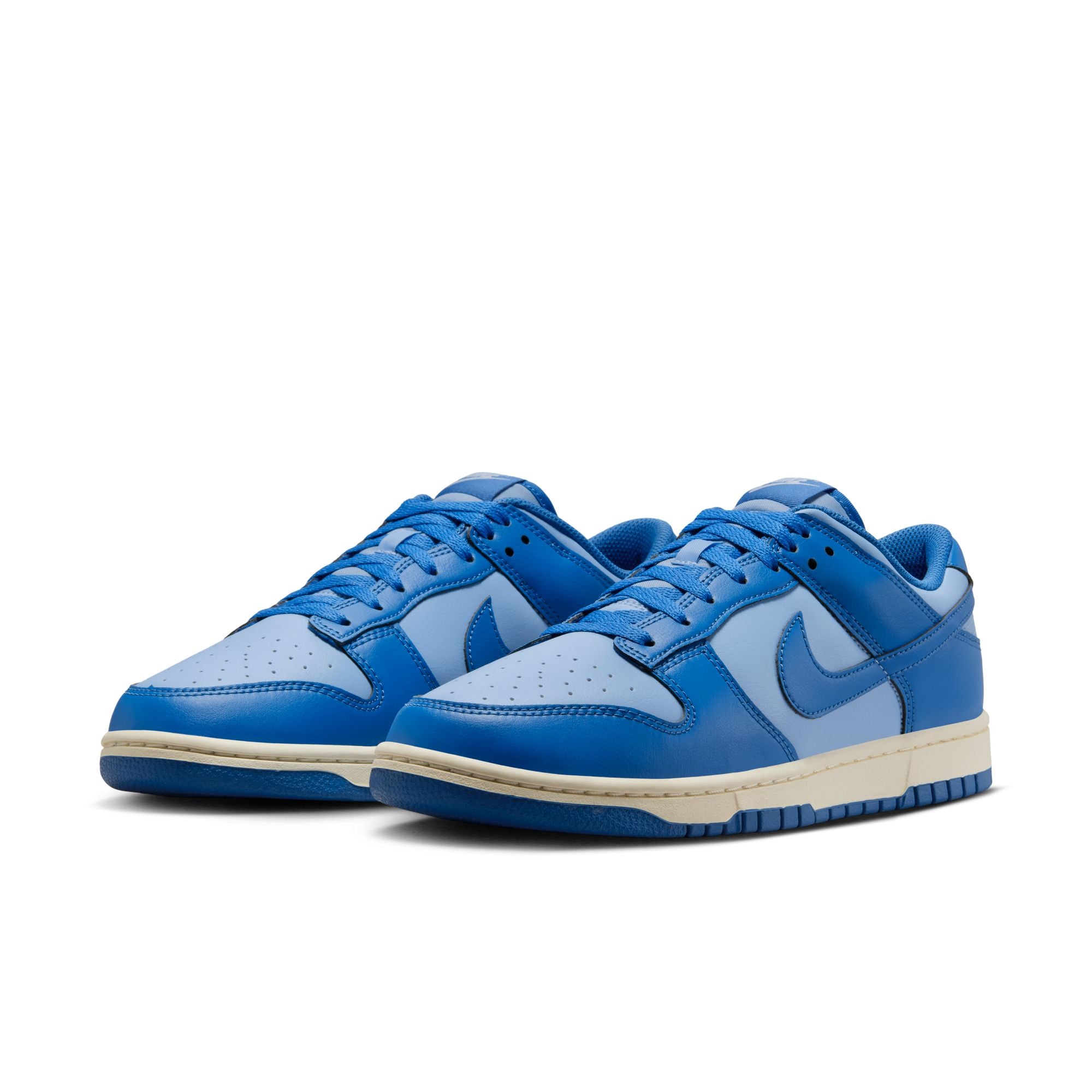 MENS NIKE DUNK LOW RETRO (PSYCHIC BLUE/STAR BLUE/SAIL)