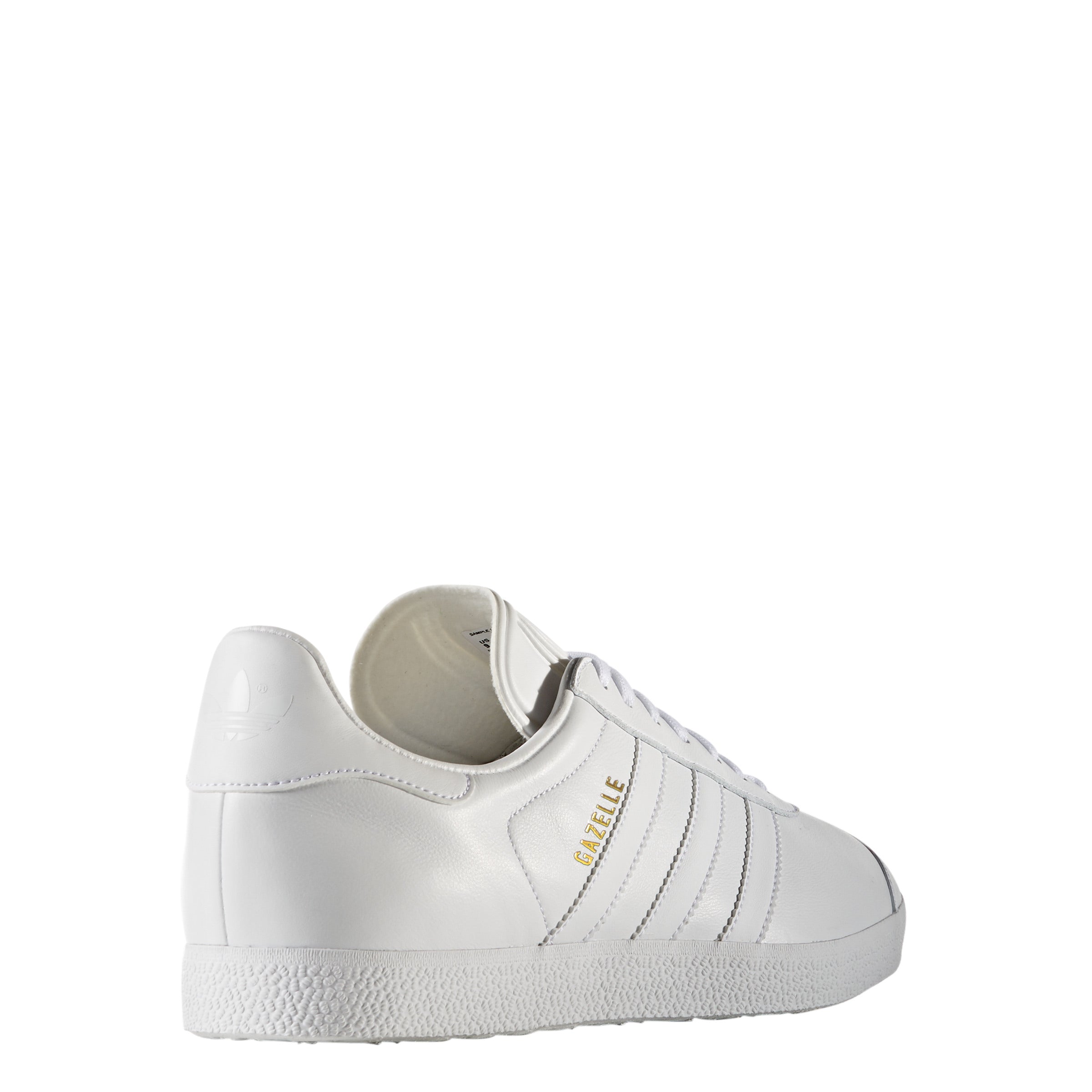 MENS ADIDAS GAZELLE (CLOUD WHITE / CLOUD WHITE / GOLD METALLIC)