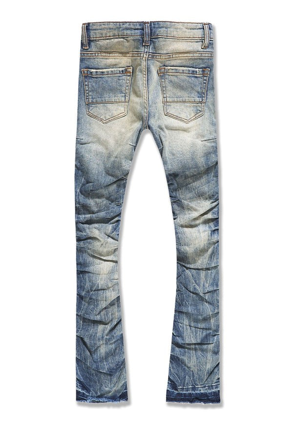 KIDS JORDAN CRAIG Ripple Effect STACKED Denim (Desert Storm)