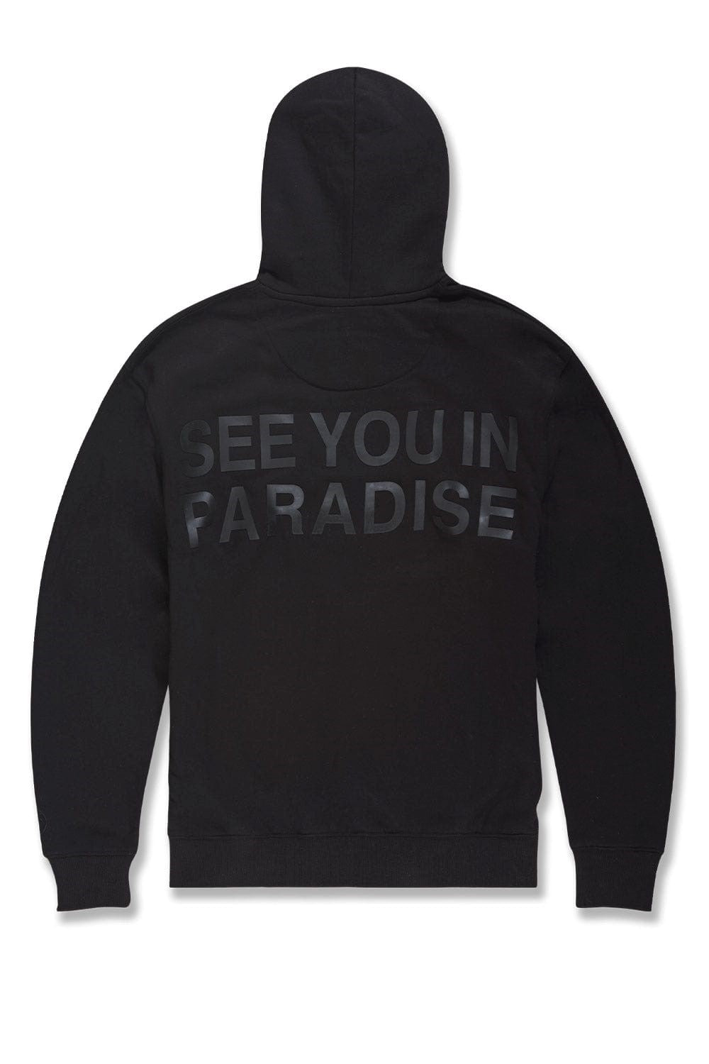 MENS JORDAN CRAIG PARADISE TONAL PULLOVER HOODIE (BLACK)