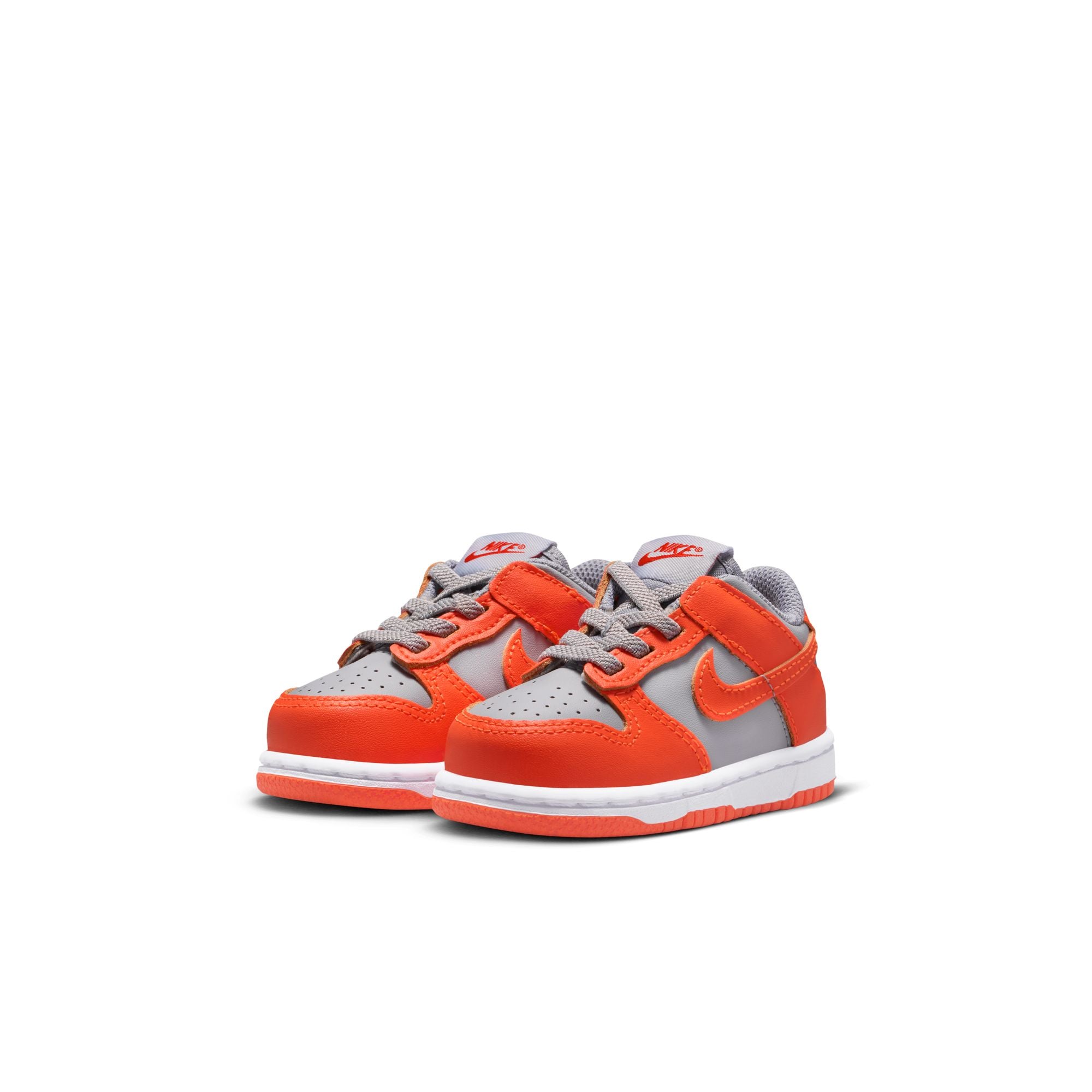 KIDS NIKE DUNK LOW TDE (CEMENT GREY/TEAM ORANGE)