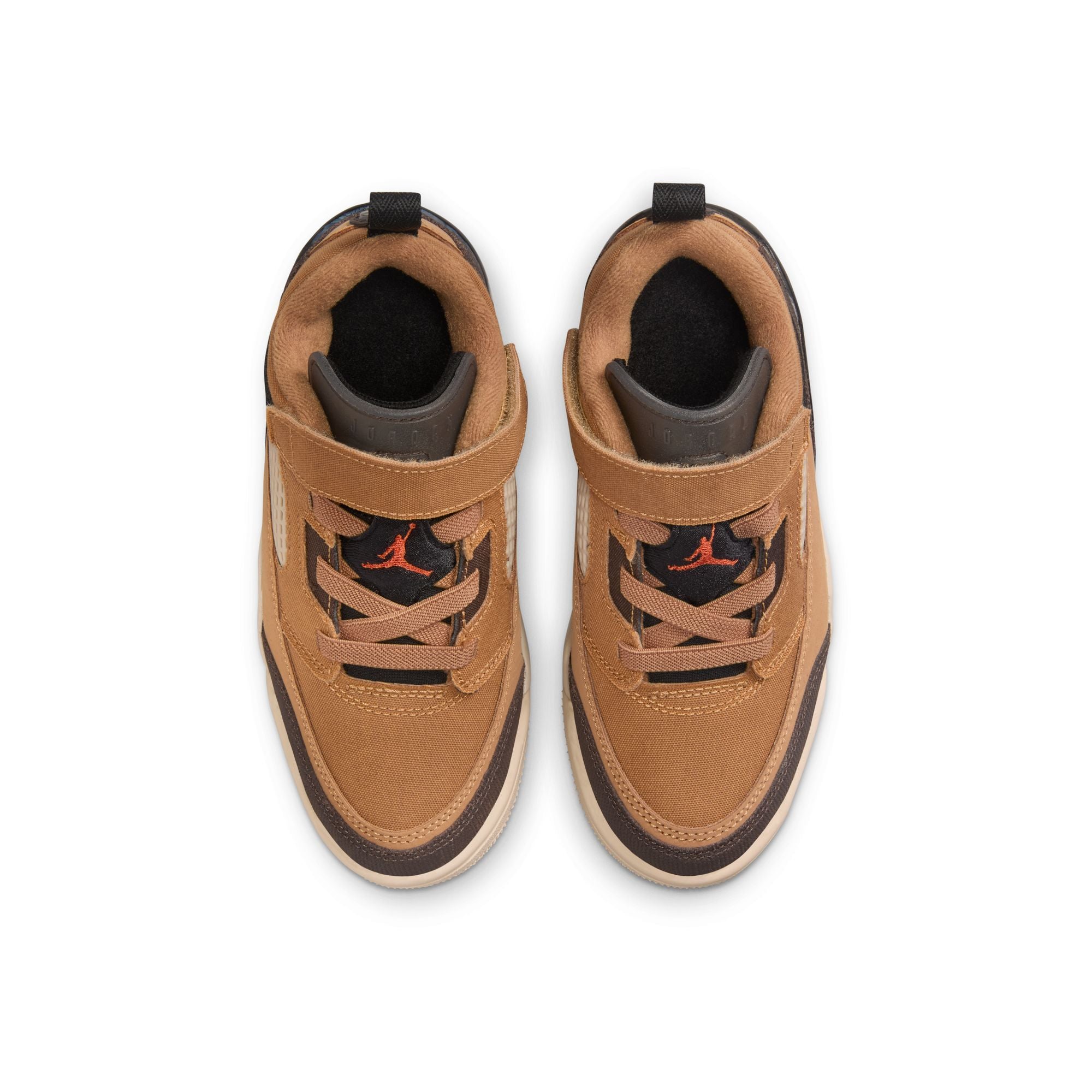 KIDS JORDAN SPIZIKE LOW PS (FLAX/BAROQUE BROWN/BLACK/SANDDRIFT)