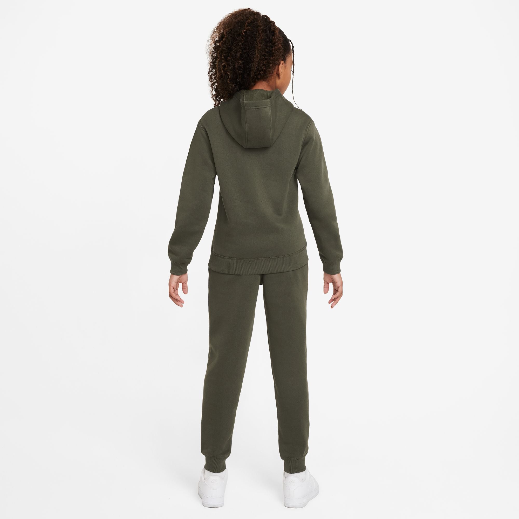 KIDS NSW CLUB FLC FZ TRACKSUIT (CARGO KHAKI/WHITE)