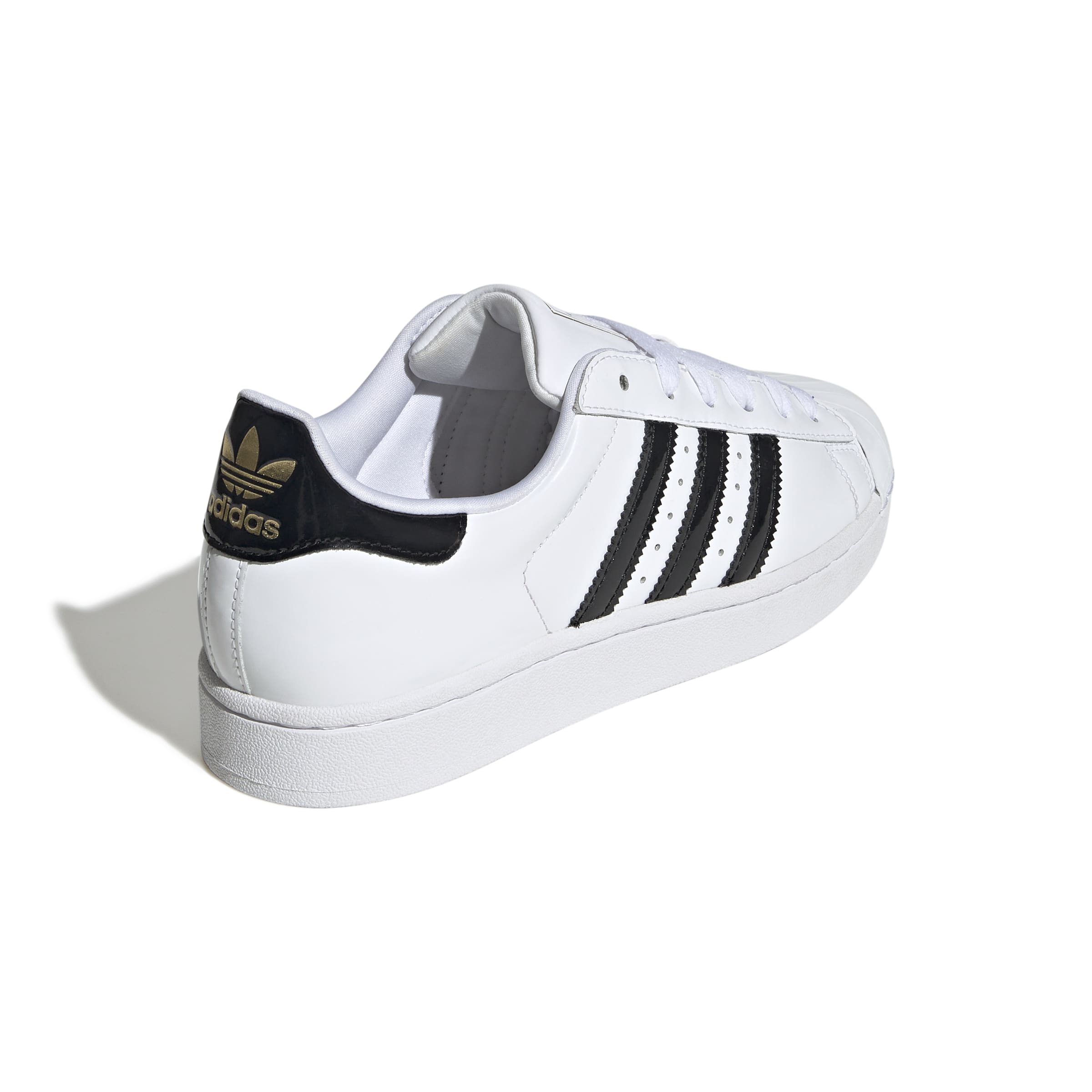 WOMENS ADIDAS SUPERSTAR II (CLOUD WHITE / CORE BLACK / GOLD METALLIC)