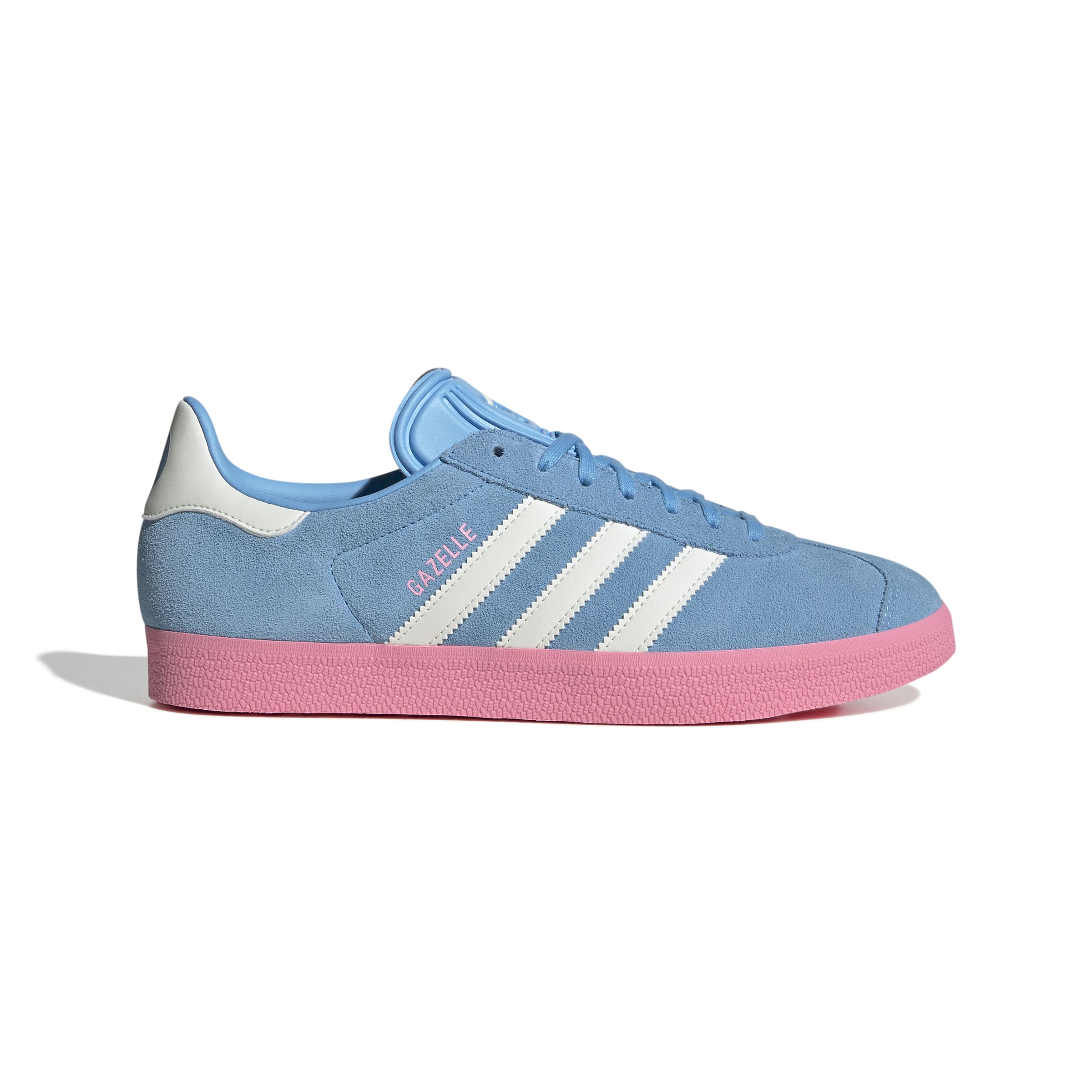 MENS ADIDAS GAZELLE INTER MIAMI (SEMI BLUE BURST / WHITE TINT / BLISS PINK)