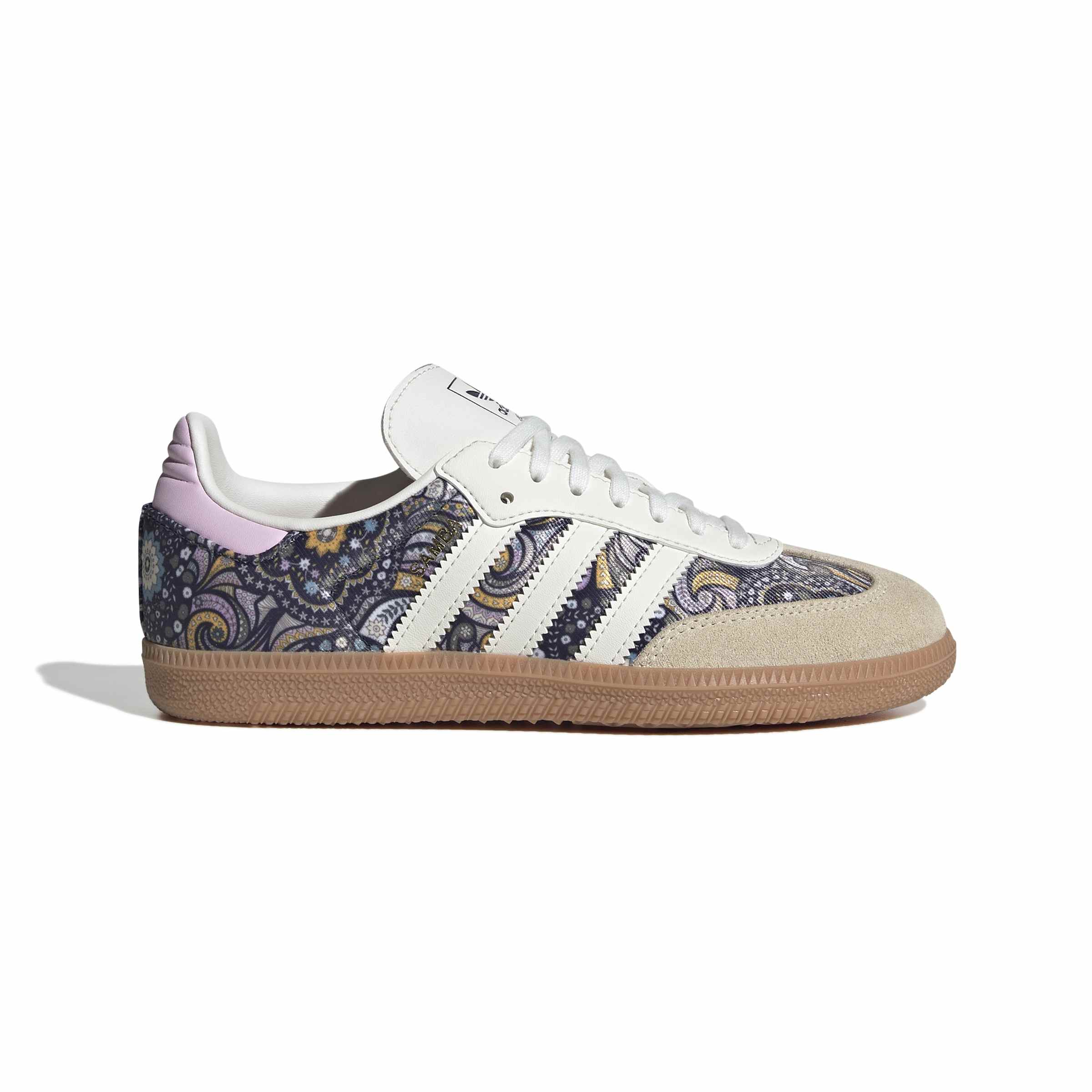 KIDS ADIDAS LIBERTY LONDON SAMBA OG J (WHITE/PURPLE)