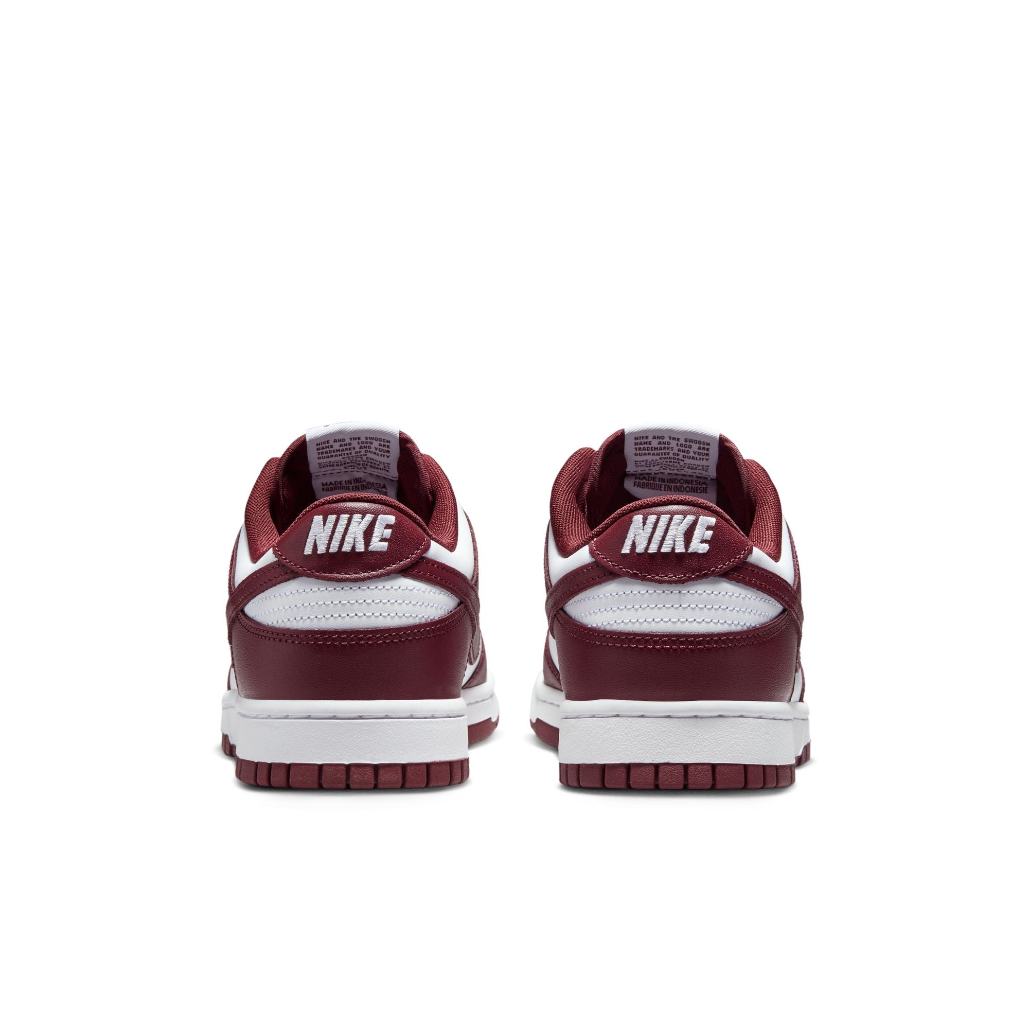 MENS NIKE DUNK LOW RETRO (WHITE/REDWOOD/GYM RED)