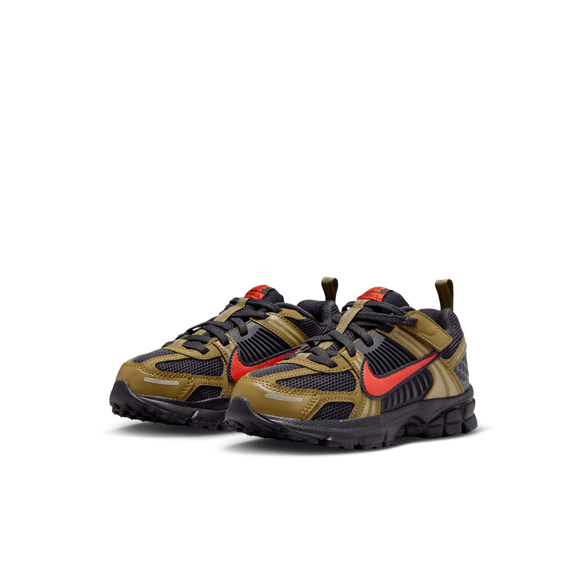 KIDS NIKE VOMERO 5 PS (BLACK/PICANTE RED/OLIVE FLAK)