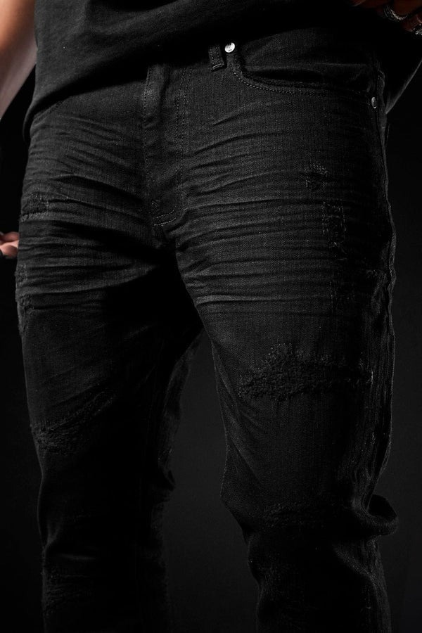 MENS JORDAN CRAIG SEAN FIT TRIBECA TWILL PANT (BLACK)