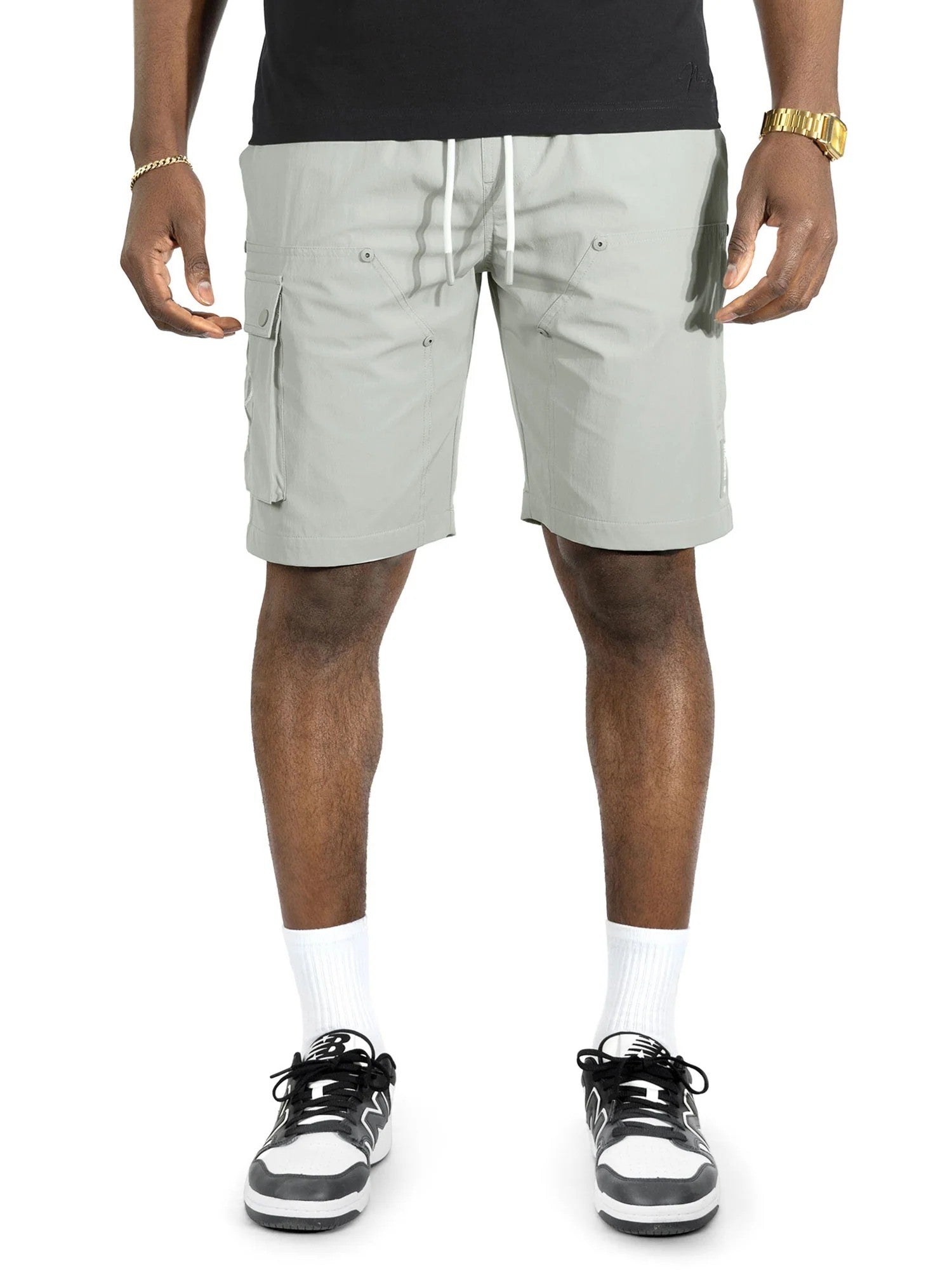 MENS MAKOBI ADORNI NYLON SHORT (GREY)