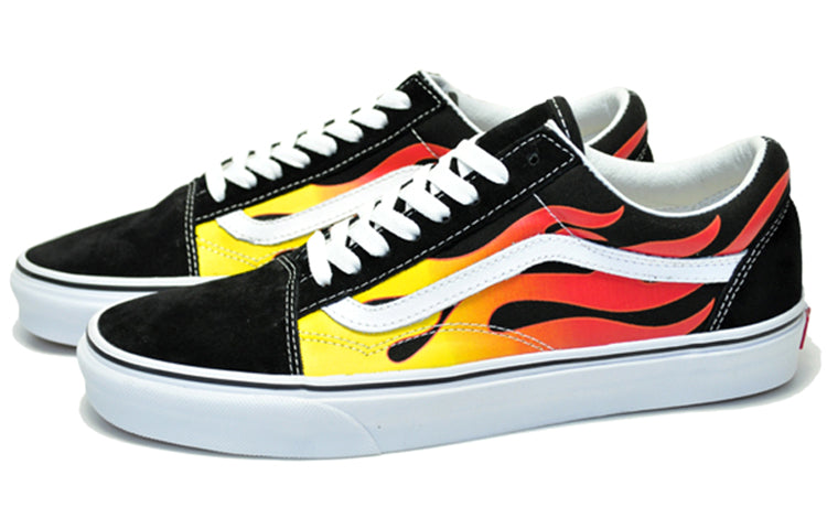 Vans Old Skool Checkerboard (Flames)