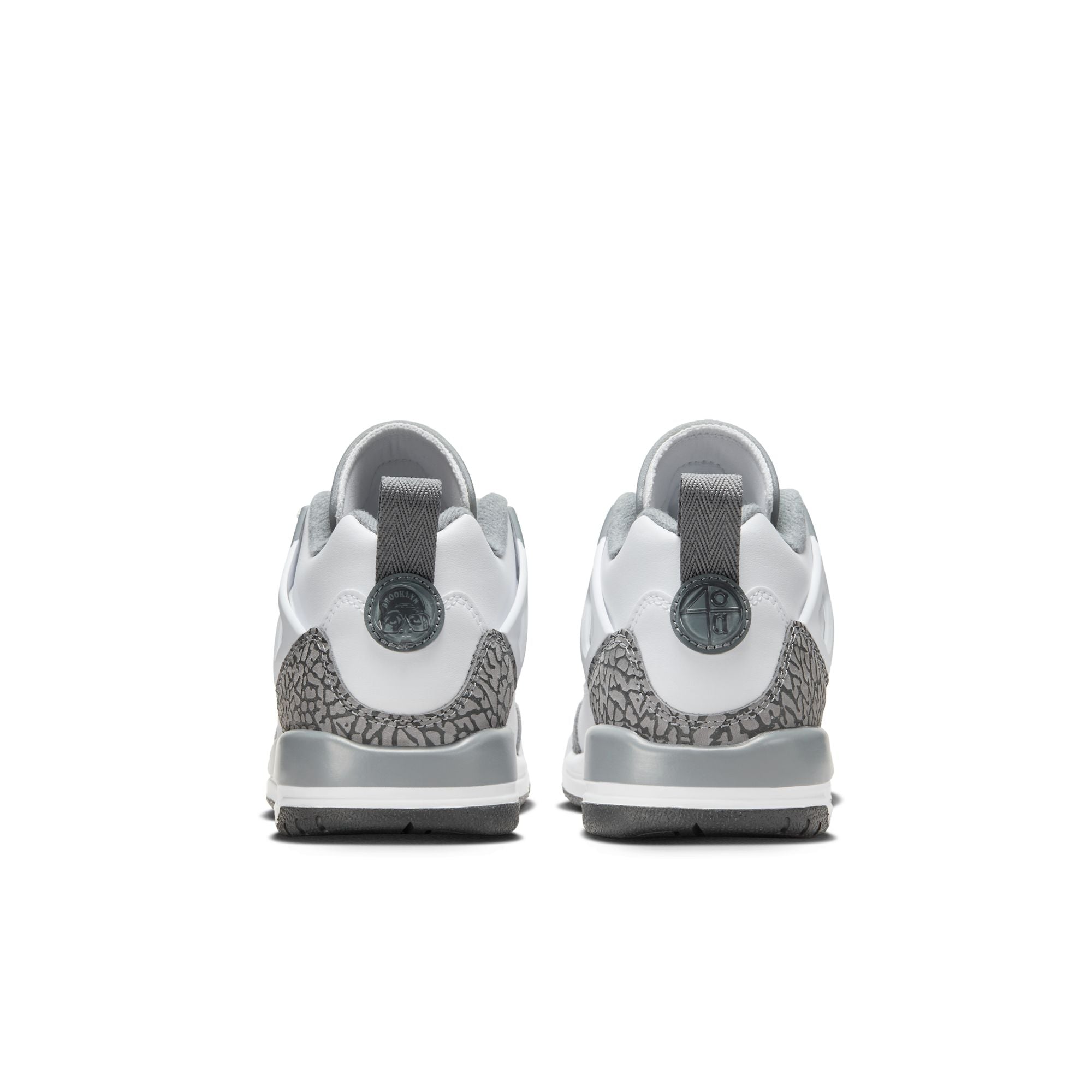 KIDS JORDAN SPIZIKE LOW GS (WHITE/COOL GREY/ANTHRACITE/WOLF GREY)