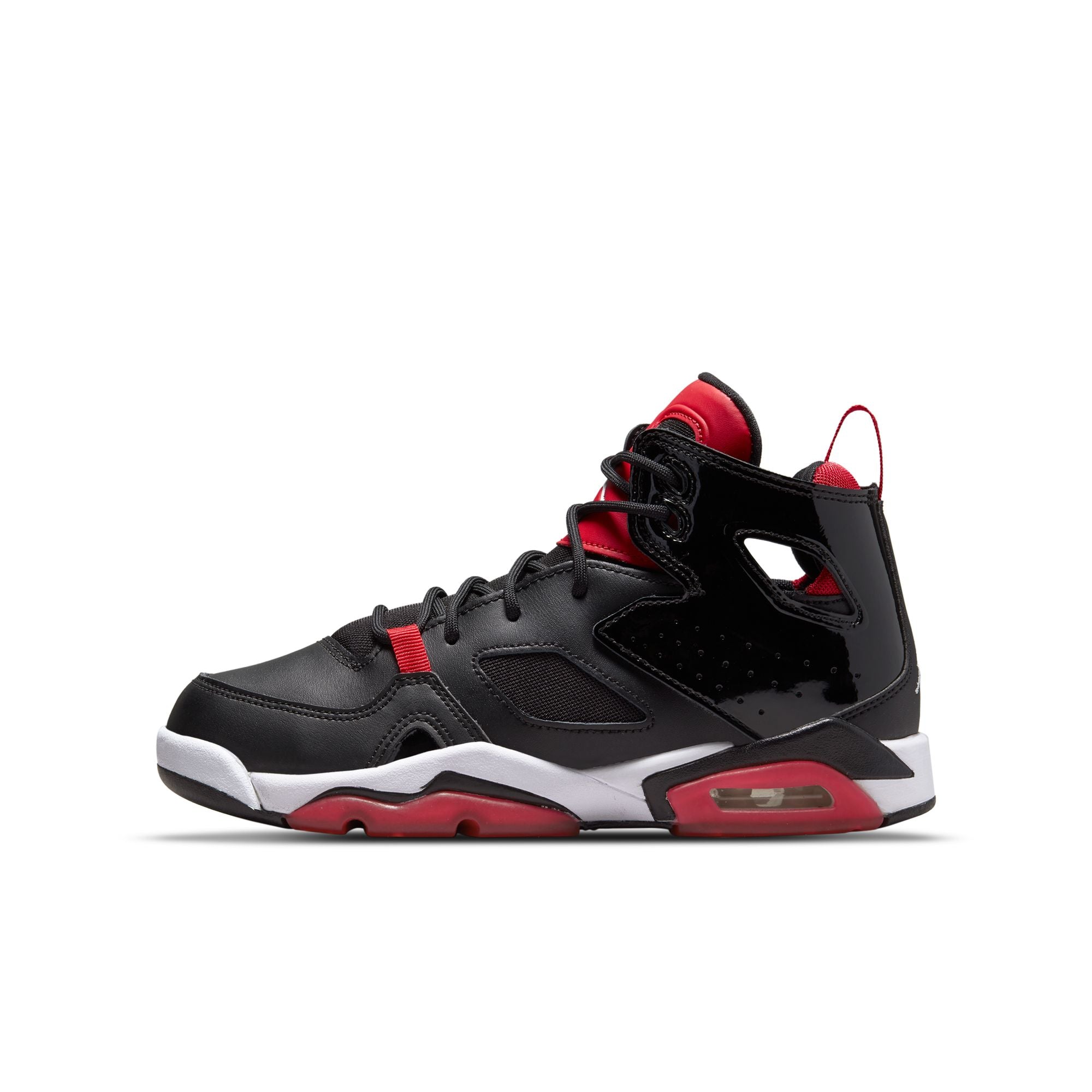 KIDS JORDAN FLIGHT CLUB '91 (BLACK/WHITE/UNIVERSITY RED)