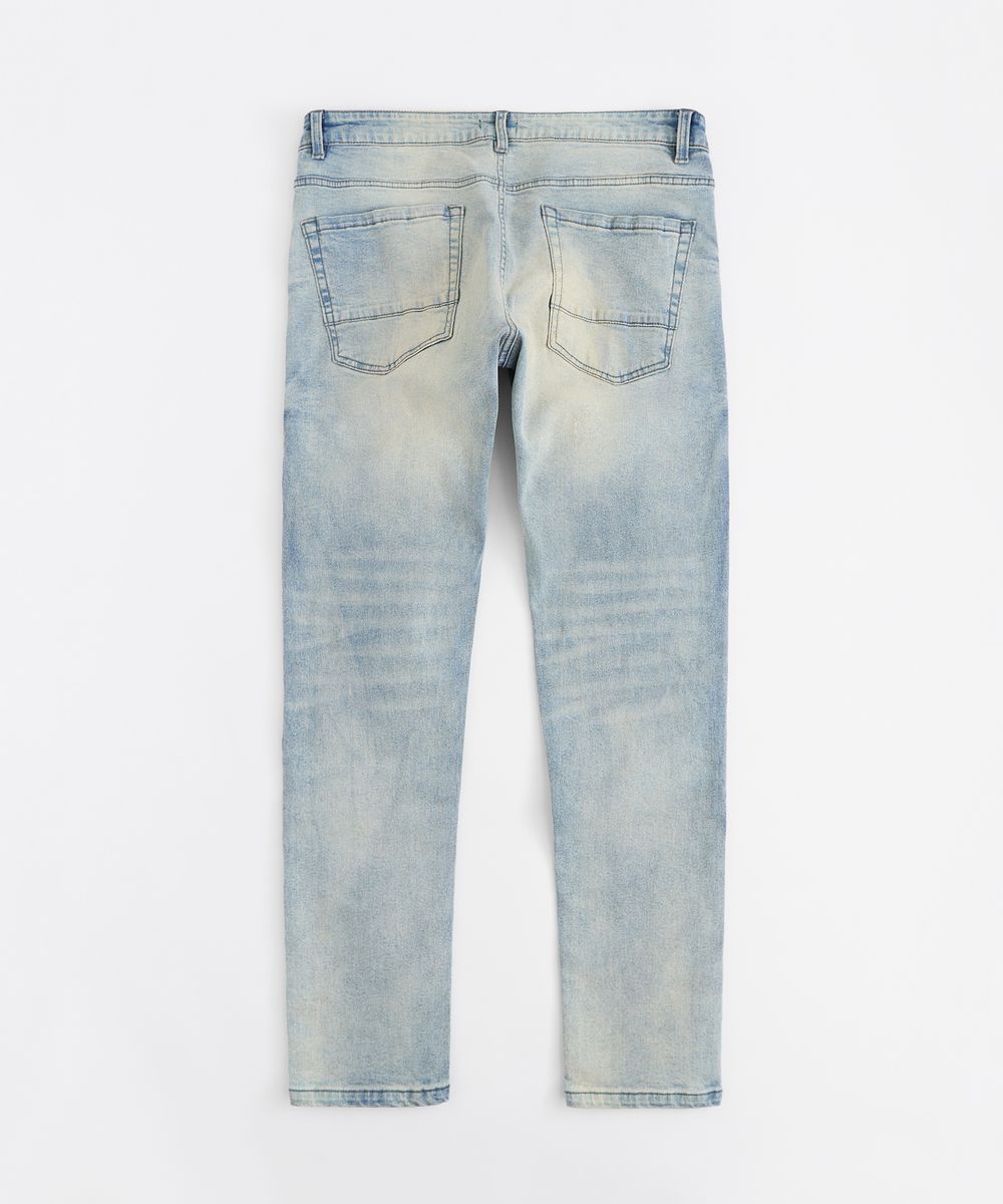 MENS REASON SKINNY FIT DENIM (BLUE)