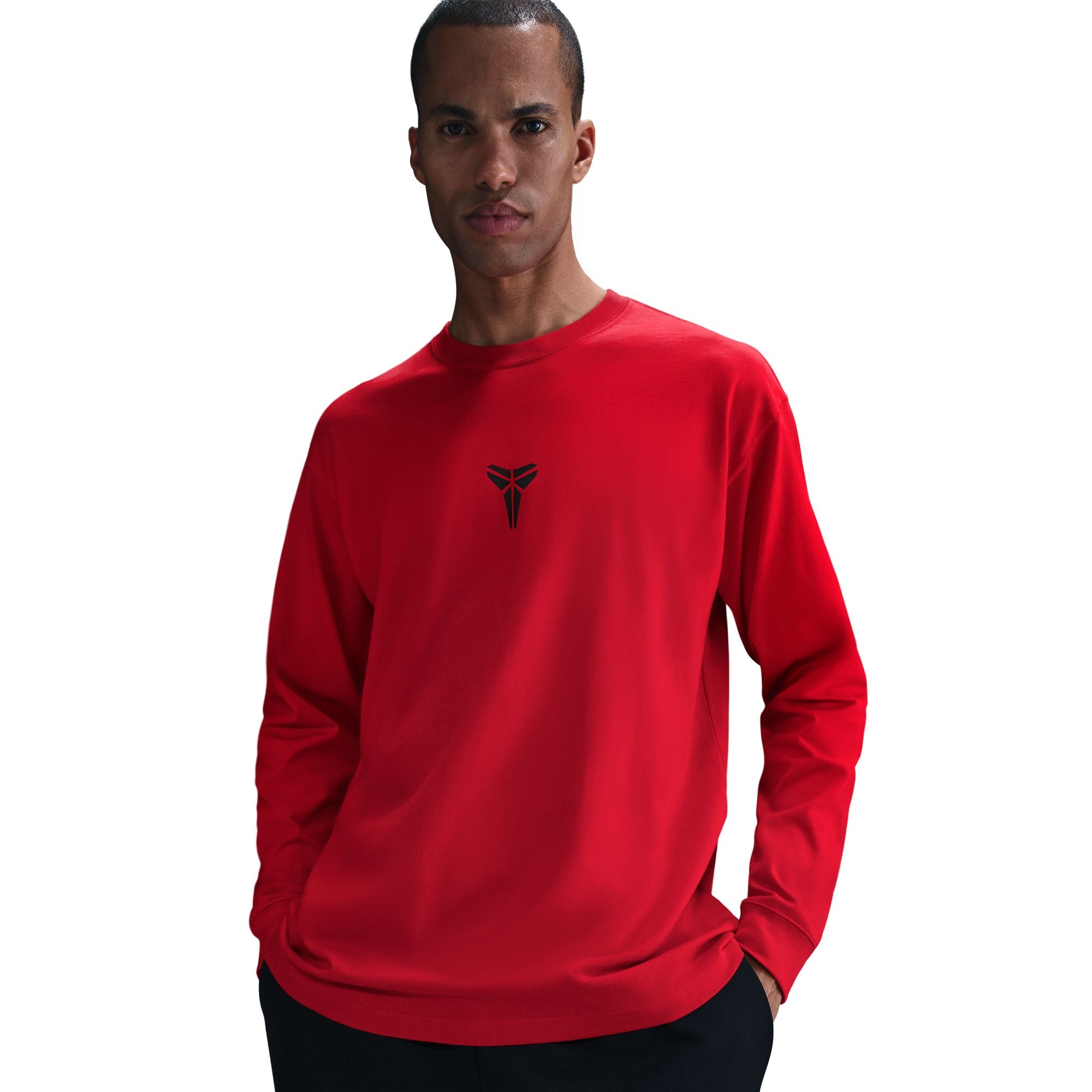 MENS NIKE KOBE "YEAR OF MAMBA" MAX90 LONG-SLEEVE T-SHIRT (UNIVERSITY RED)