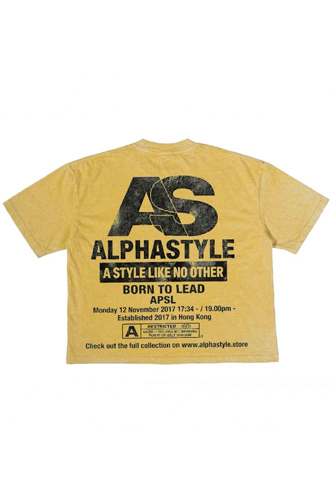 MENS ALPHA STYLE WEM SHIRT (YELLOW)