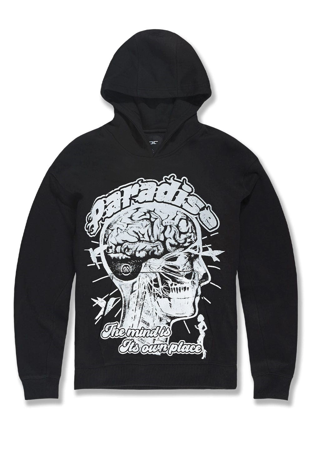 BIG MENS JORDAN CRAIG CRANIAL PARADISE PULLOVER HOODIE (BLACK)