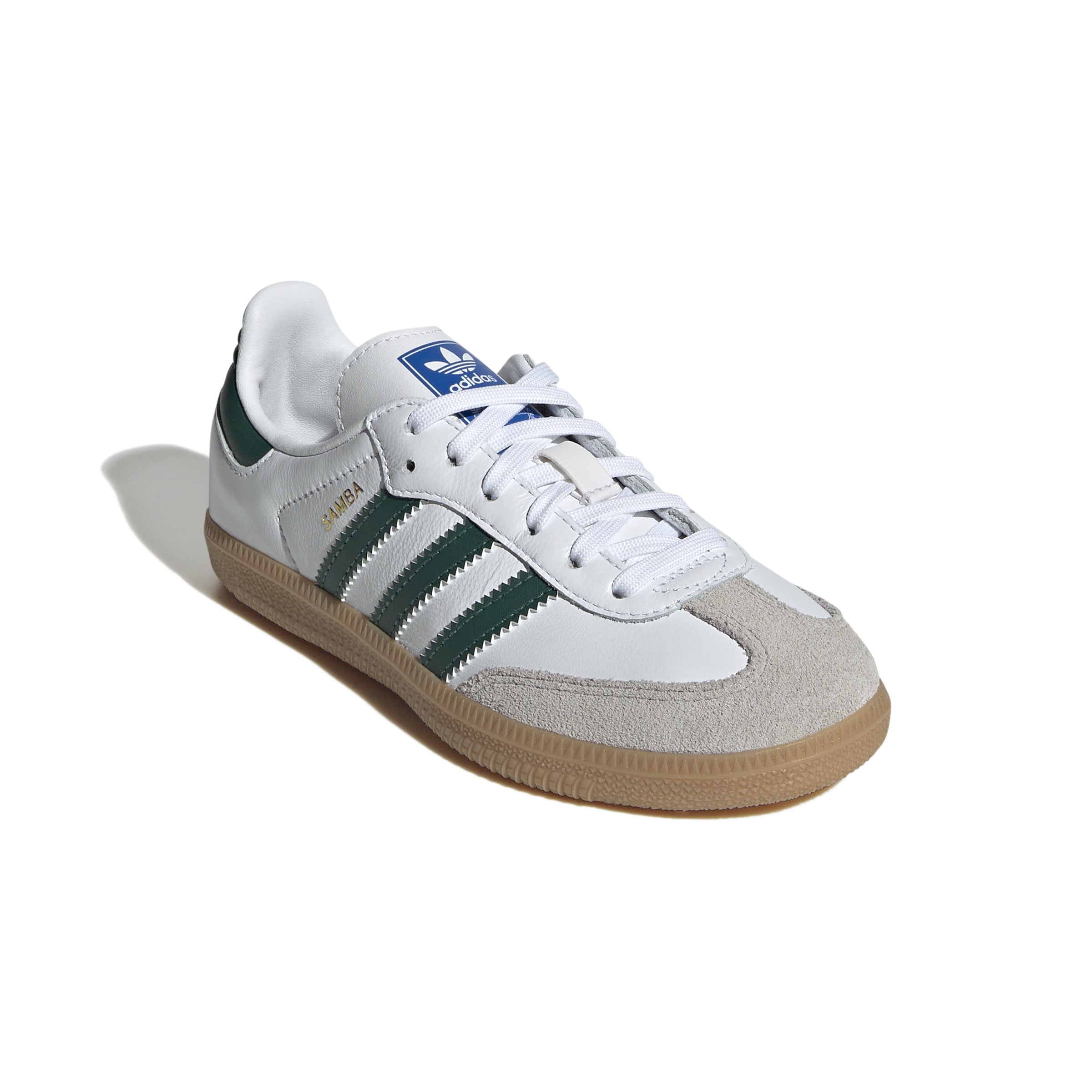 KIDS SAMBA OG C (CLOUD WHITE/COLLEGIATE GREEN/GUM)