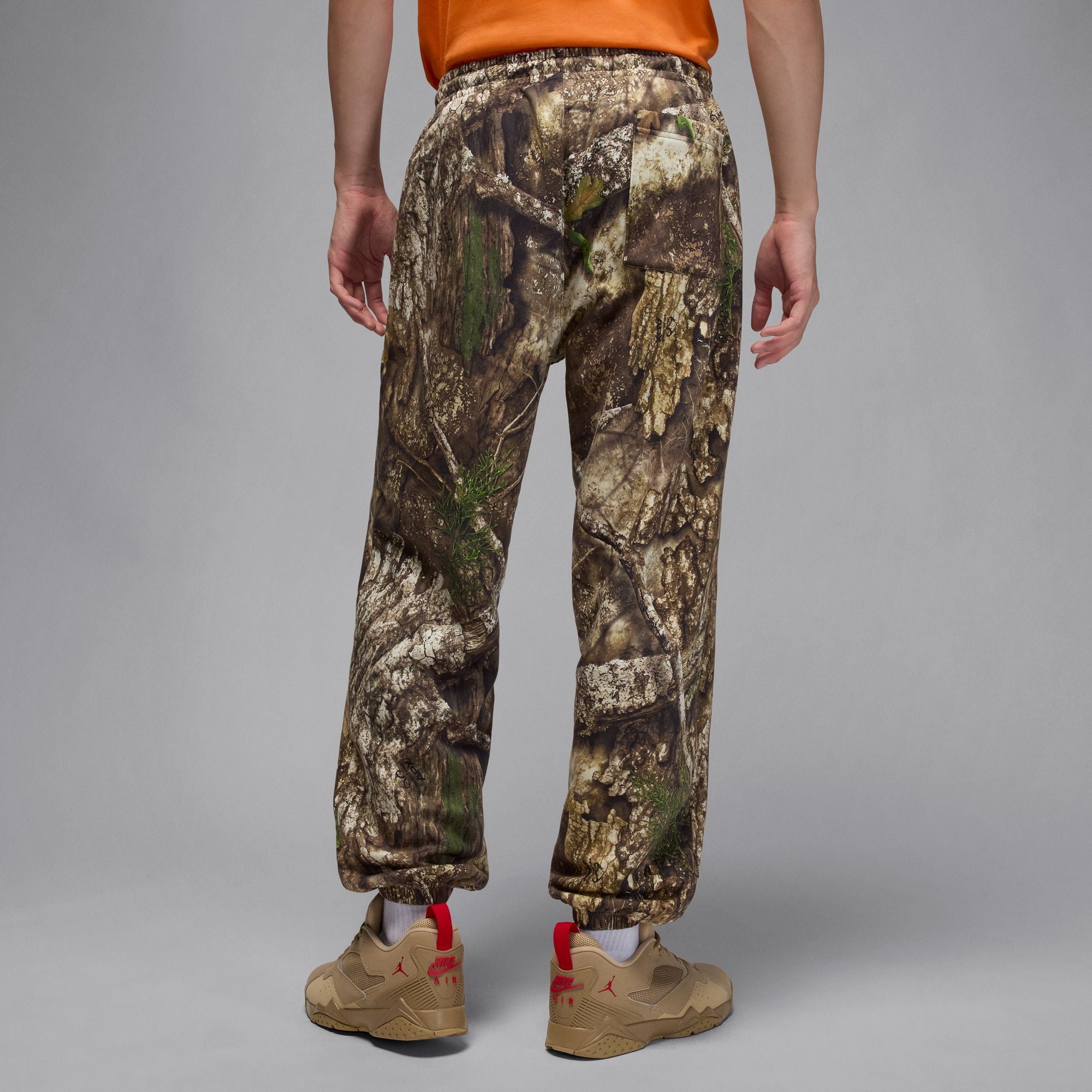 MENS JORDAN BROOKLYN FLEECE REALTREE PANT (MEDIUM OLIVE/SAIL)