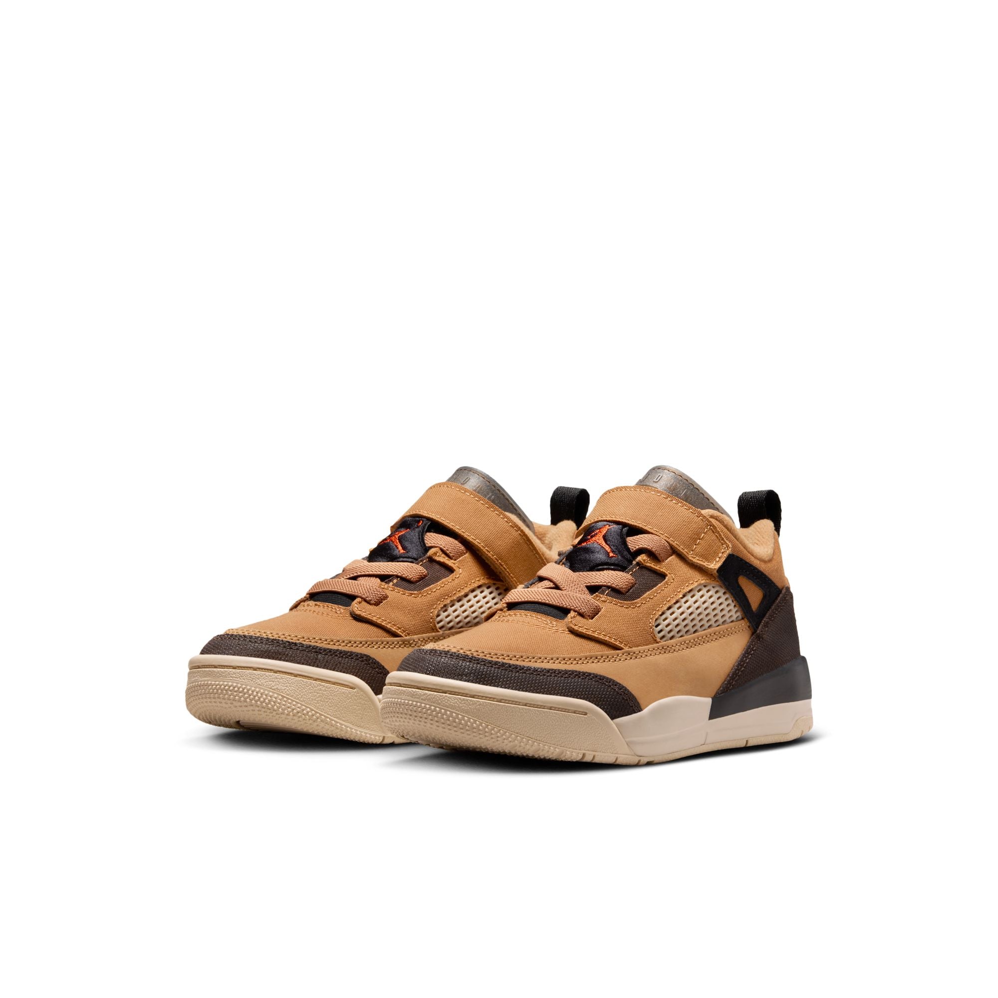 KIDS JORDAN SPIZIKE LOW PS (FLAX/BAROQUE BROWN/BLACK/SANDDRIFT)